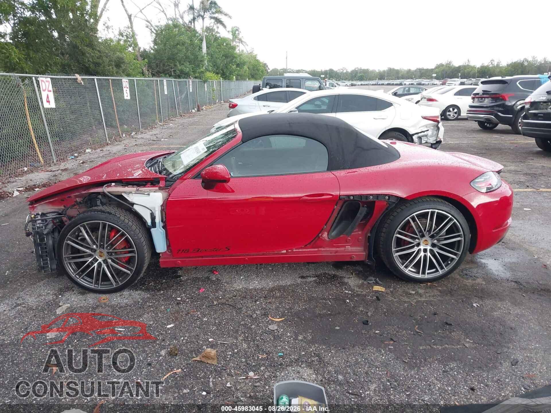 PORSCHE 718 BOXSTER 2017 - WP0CB2A81HS241282