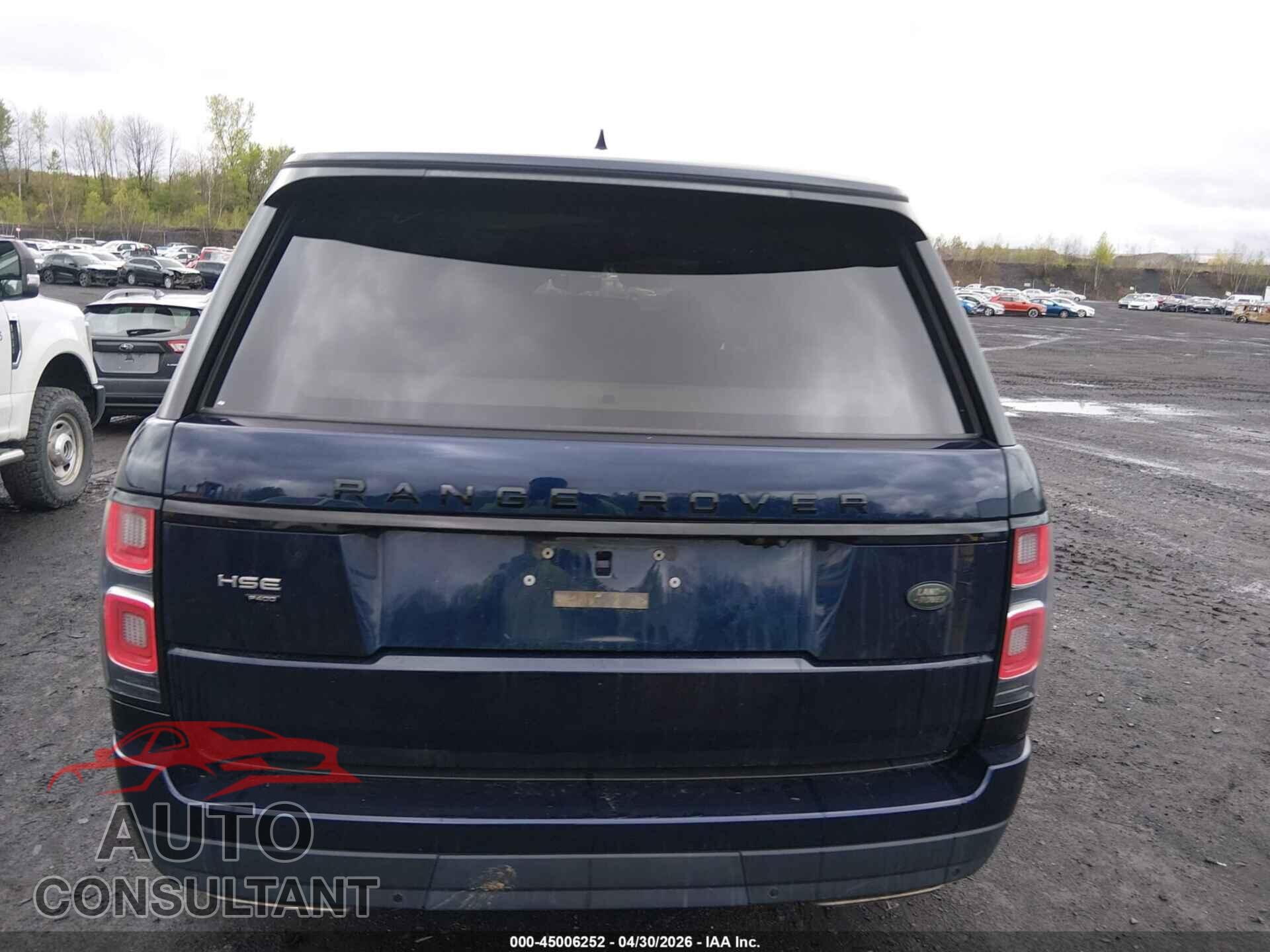 LAND ROVER RANGE ROVER 2020 - SALGS2RU2LA578635