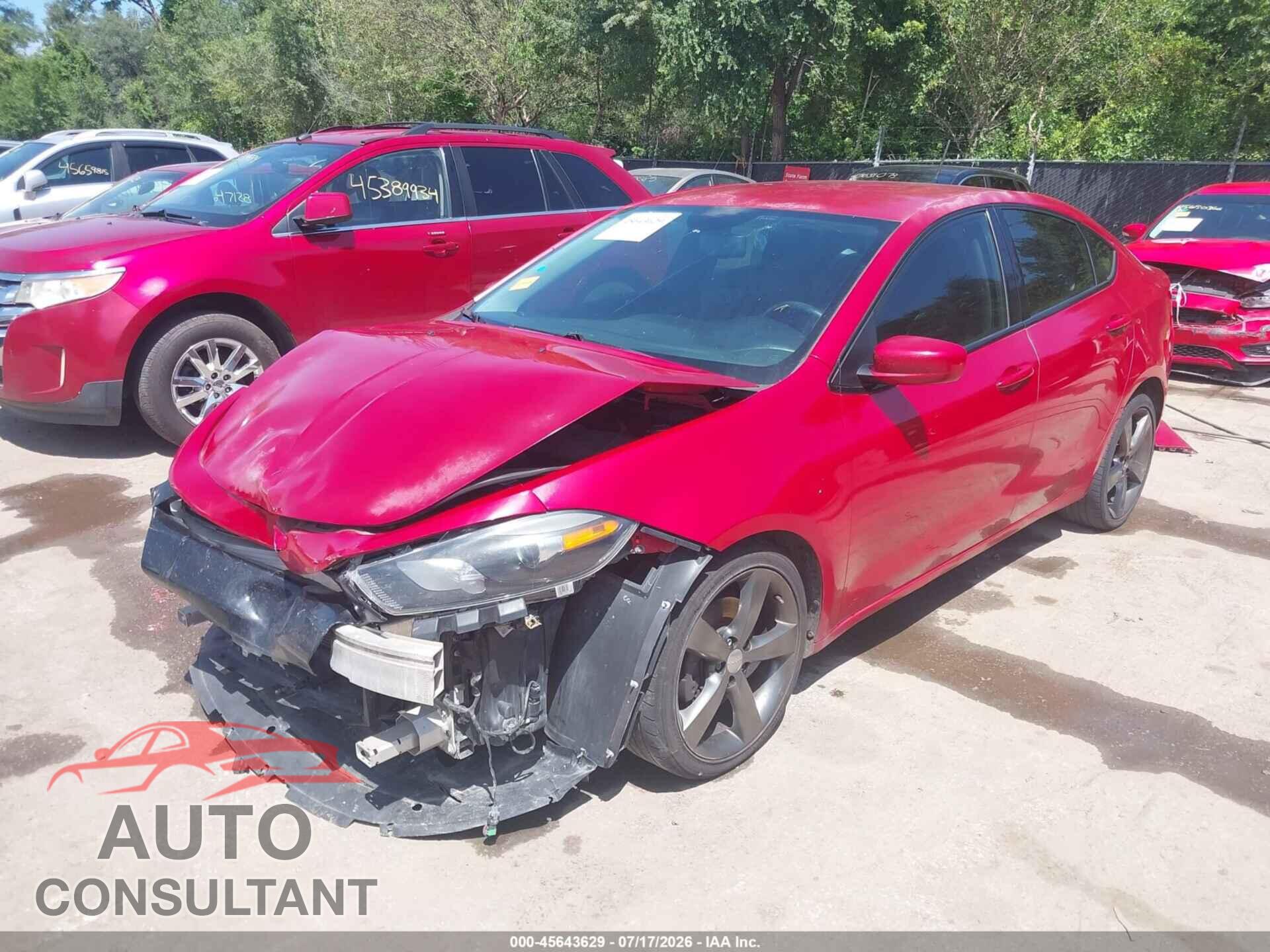 DODGE DART 2013 - 1C3CDFBA0DD305267