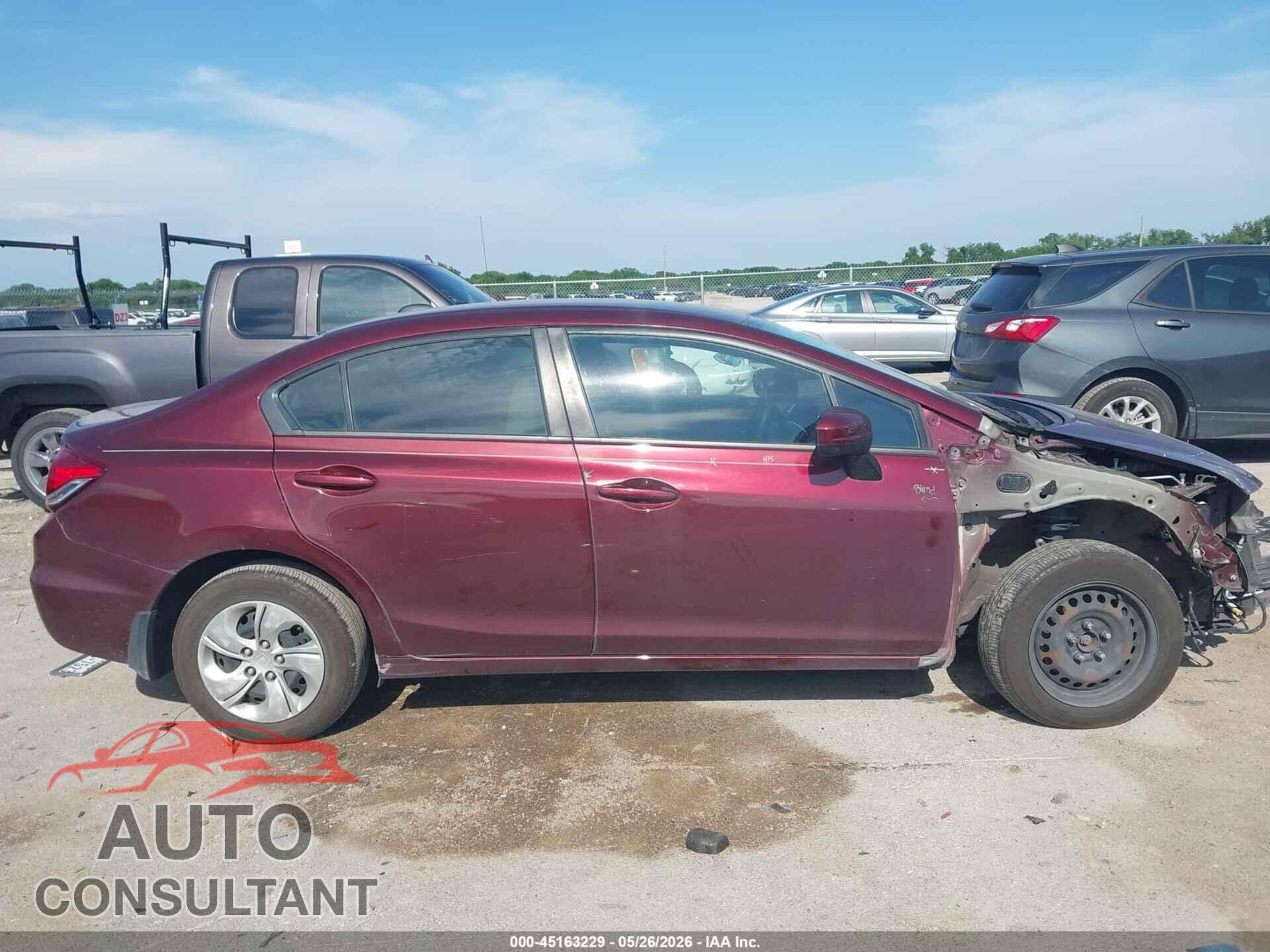 HONDA CIVIC 2015 - 19XFB2F54FE089266