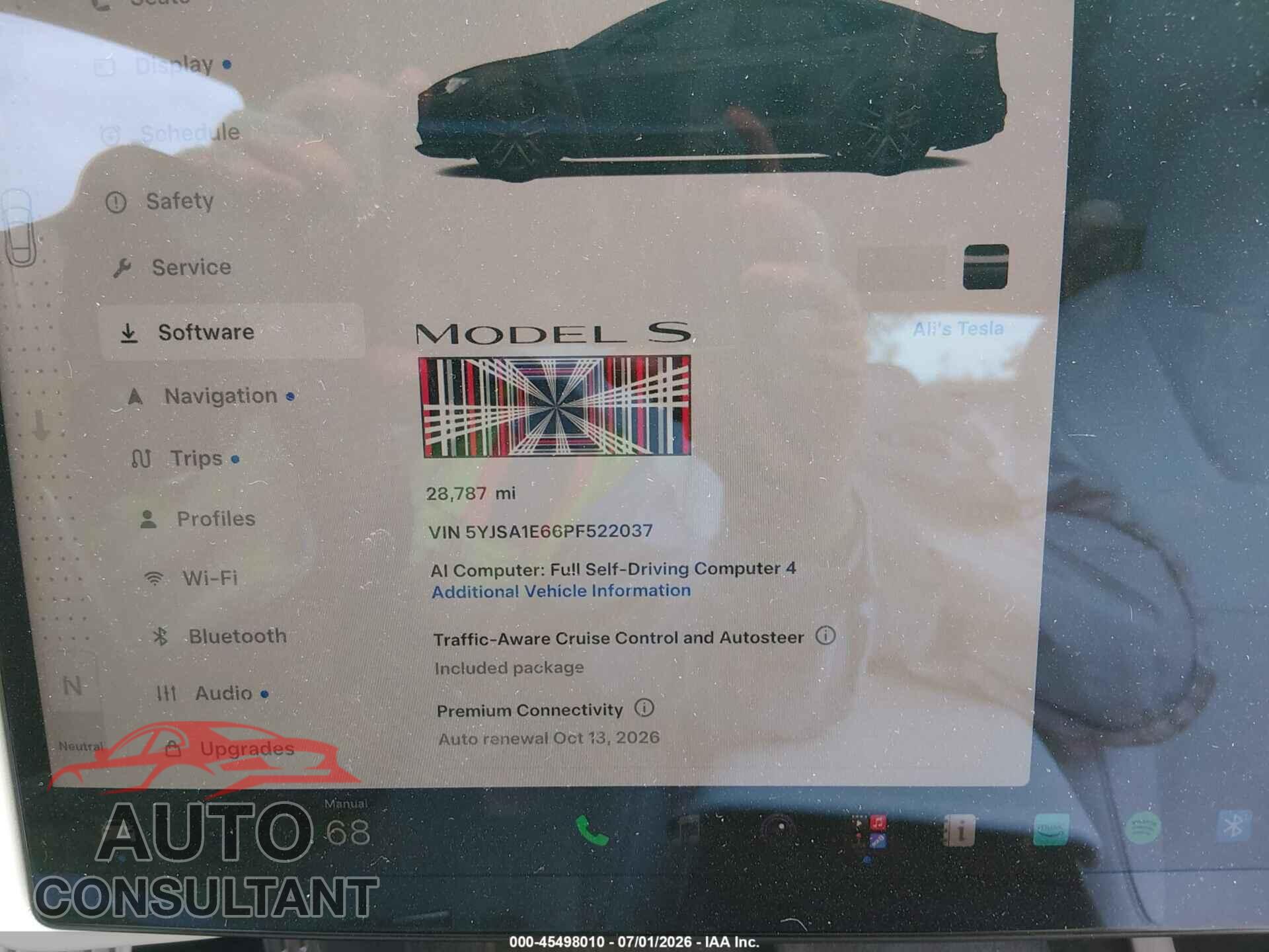 TESLA MODEL S 2023 - 5YJSA1E66PF522037