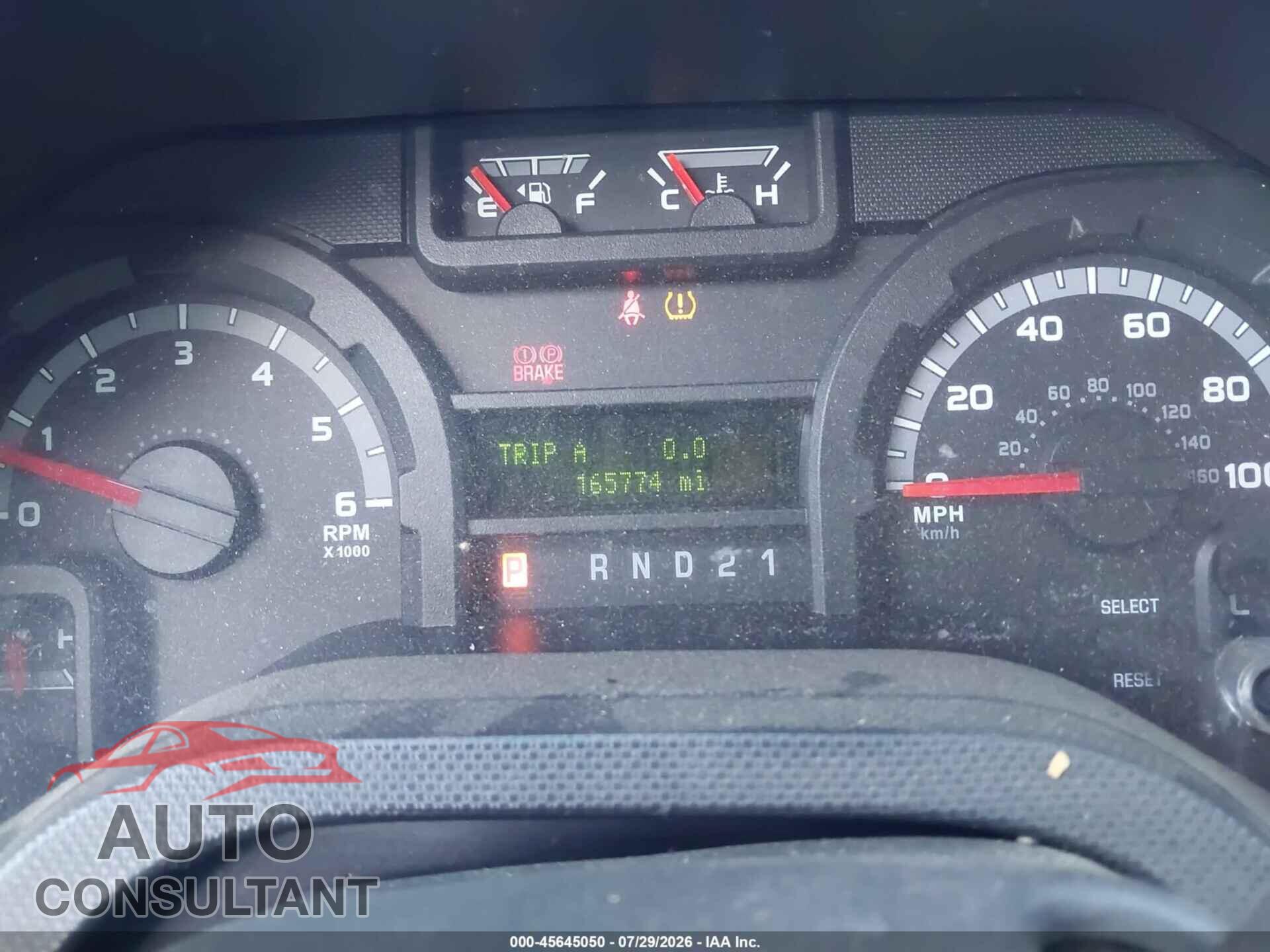 FORD E-150 2012 - 1FDNE1BW2CDB26271