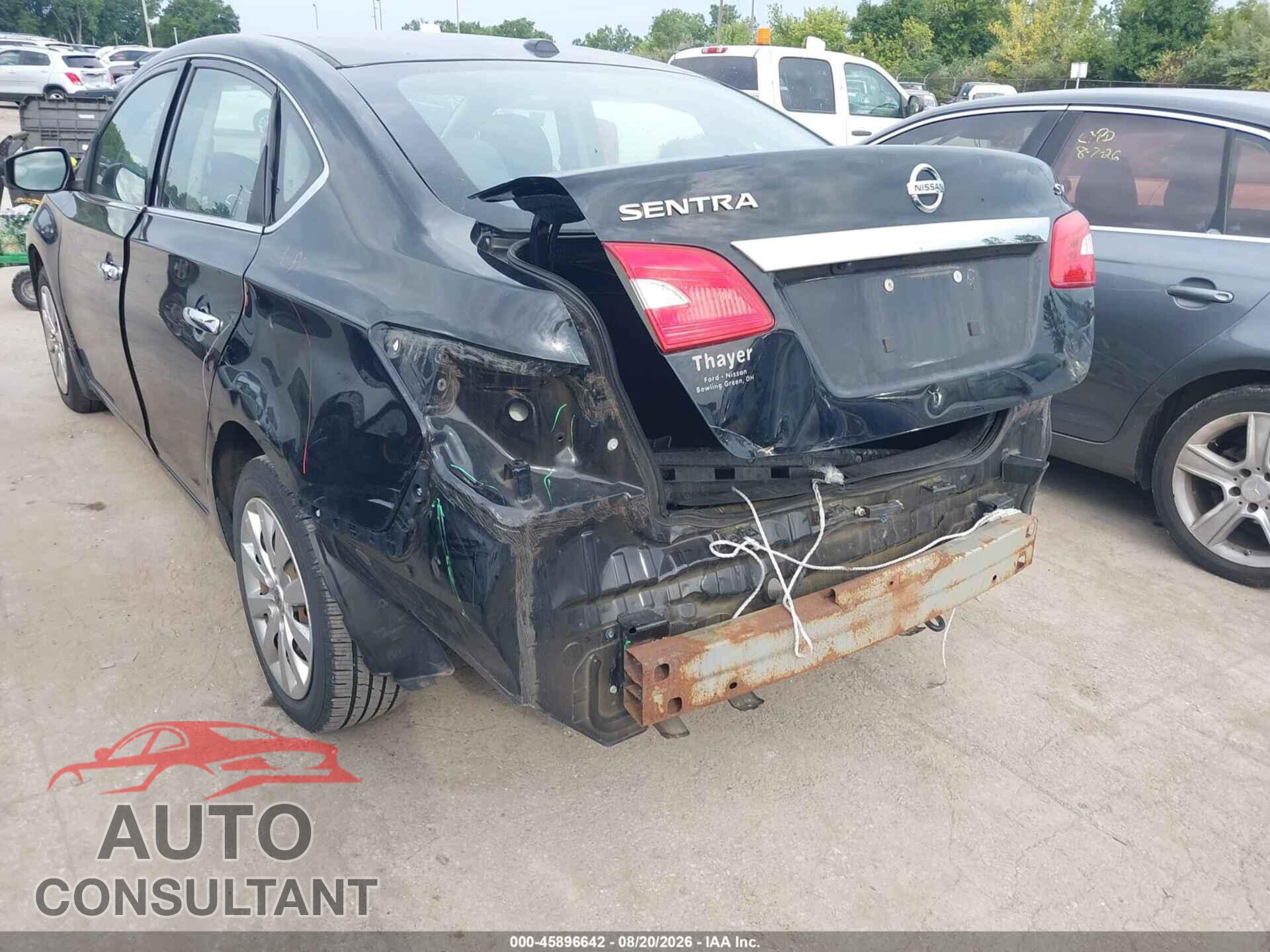 NISSAN SENTRA 2017 - 3N1AB7AP9HL661692