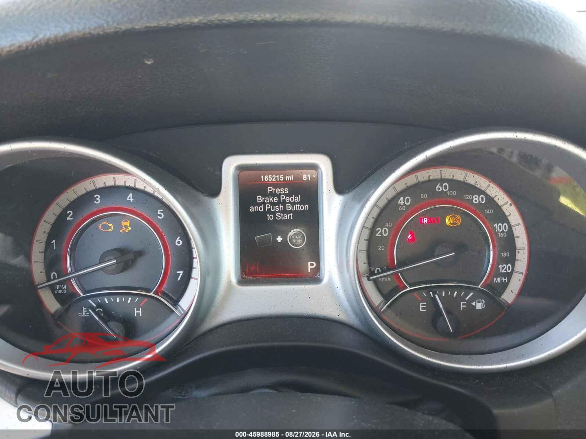 DODGE JOURNEY 2014 - 3C4PDCAB0ET258792
