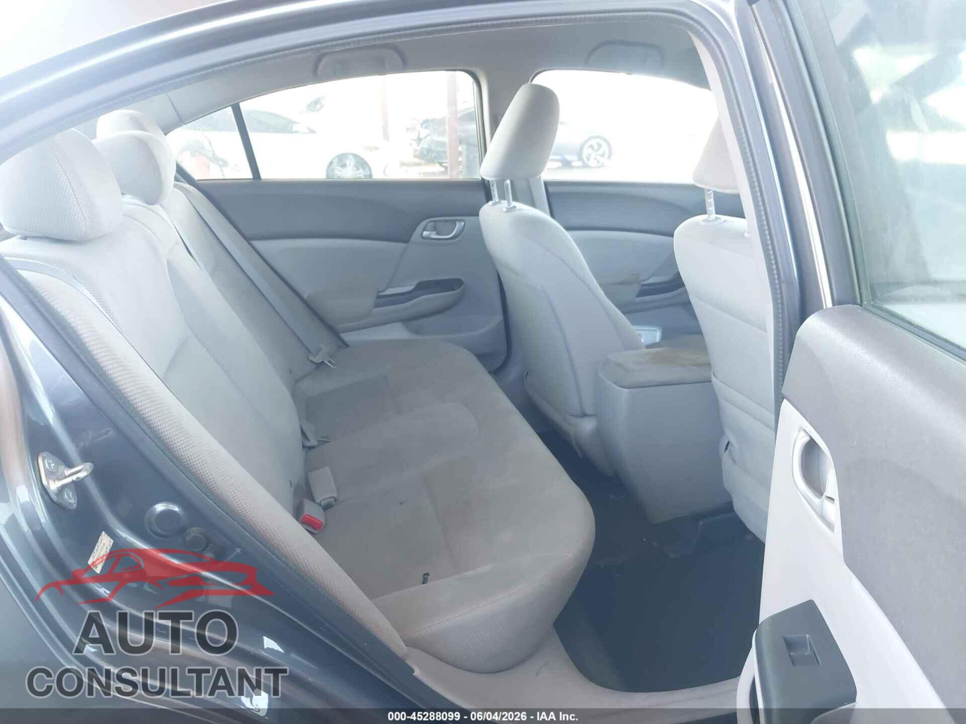 HONDA CIVIC 2012 - 19XFB2F51CE391884