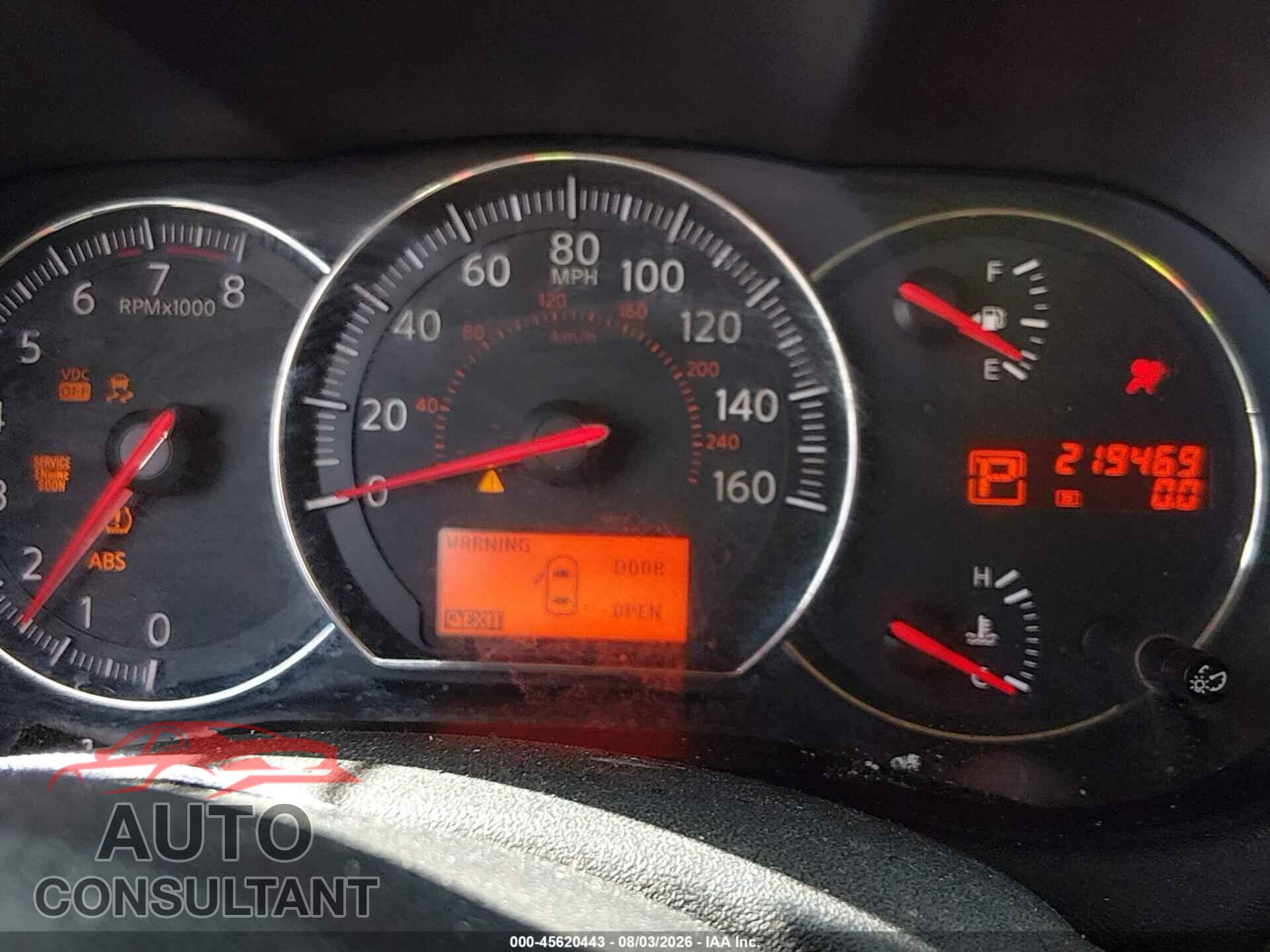 NISSAN MAXIMA 2012 - 1N4AA5AP4CC808029