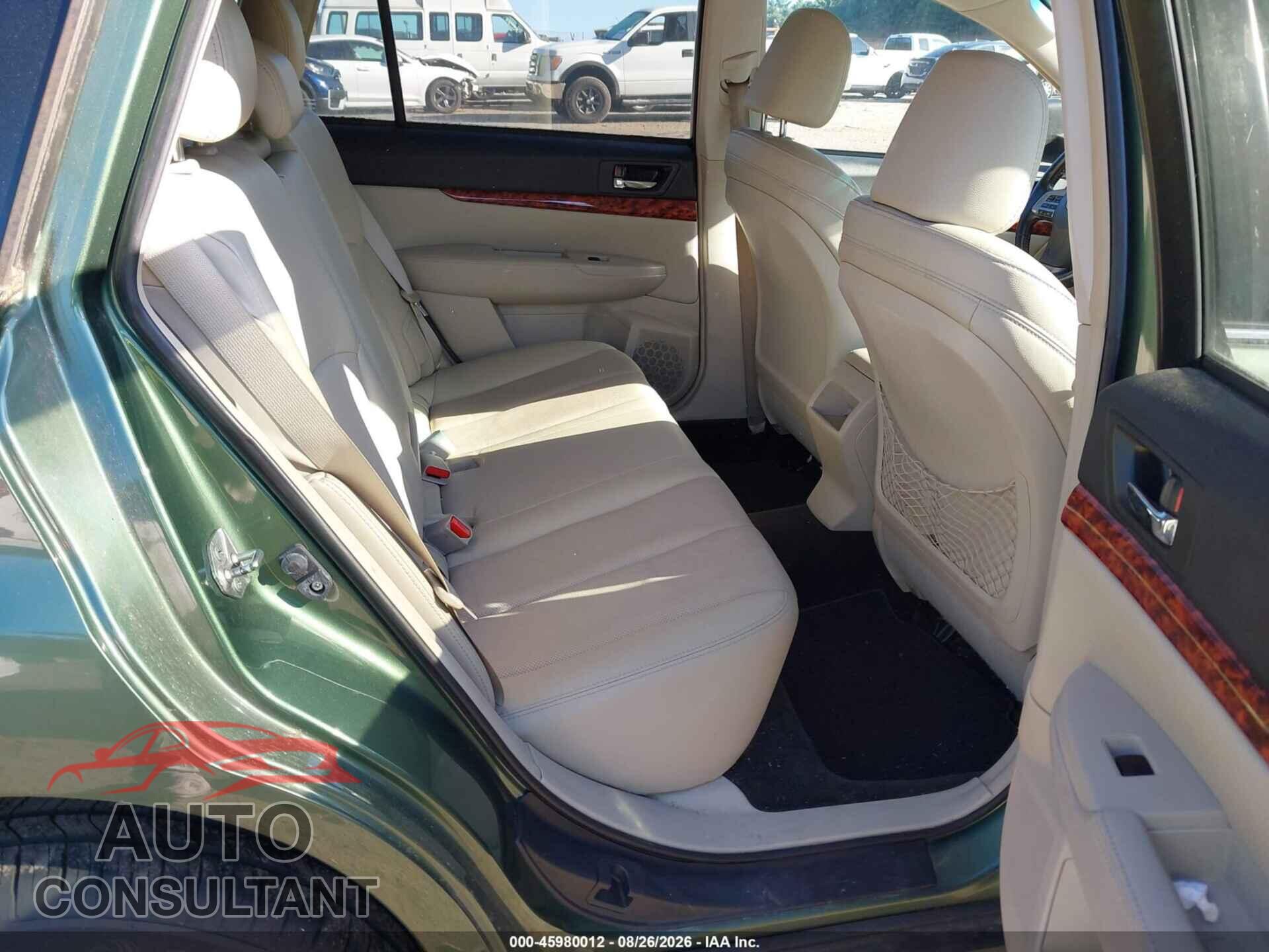 SUBARU OUTBACK 2012 - 4S4BRBLC6C3275337