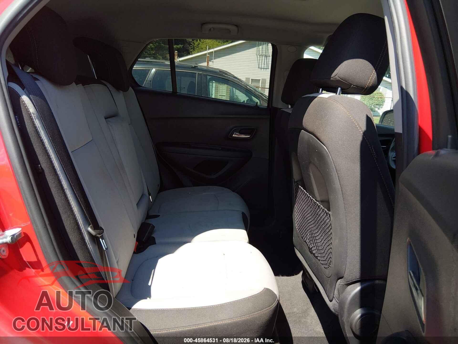 CHEVROLET TRAX 2017 - 3GNCJLSB6HL190600