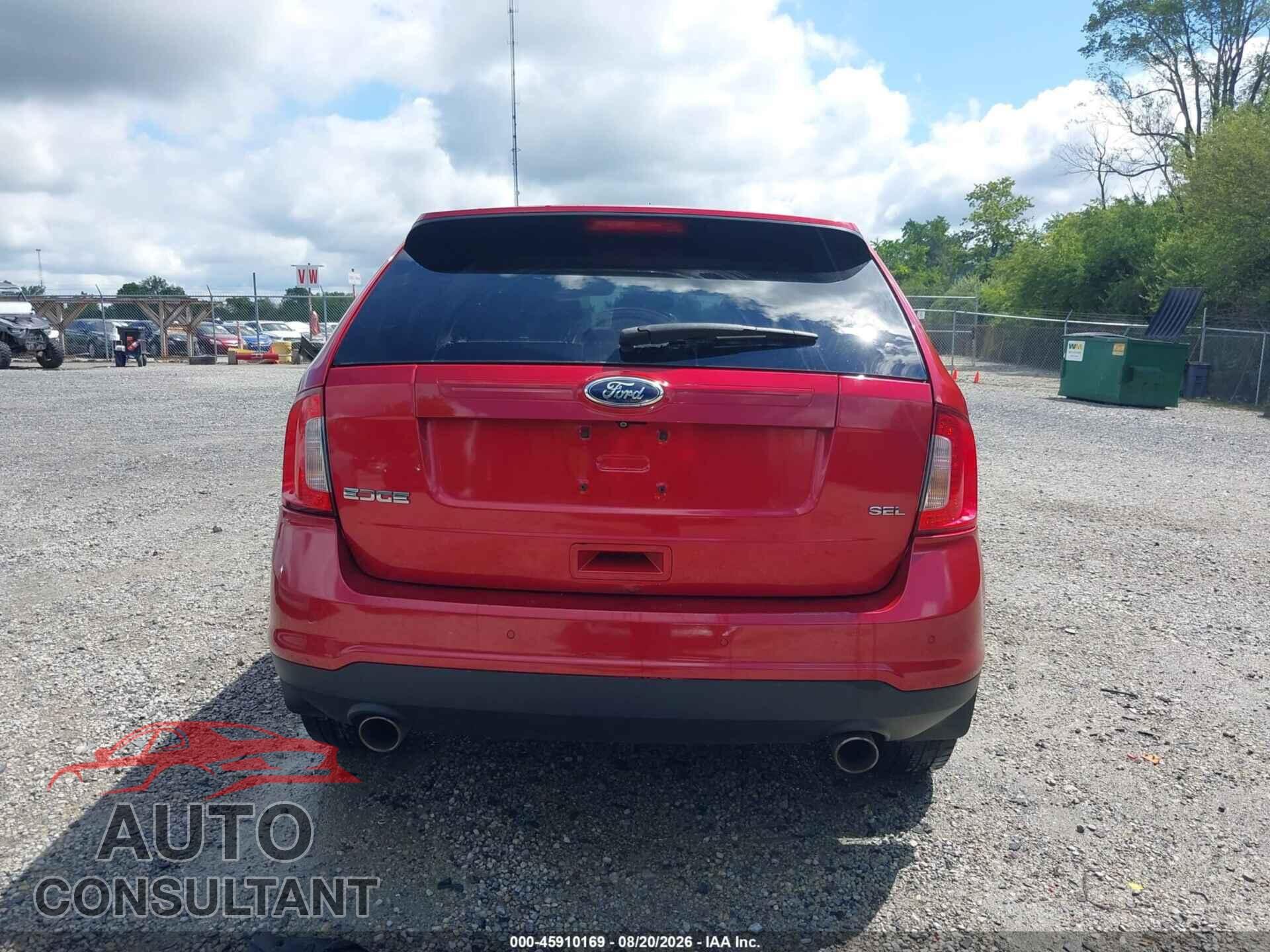 FORD EDGE 2012 - 2FMDK3JC9CBA62503