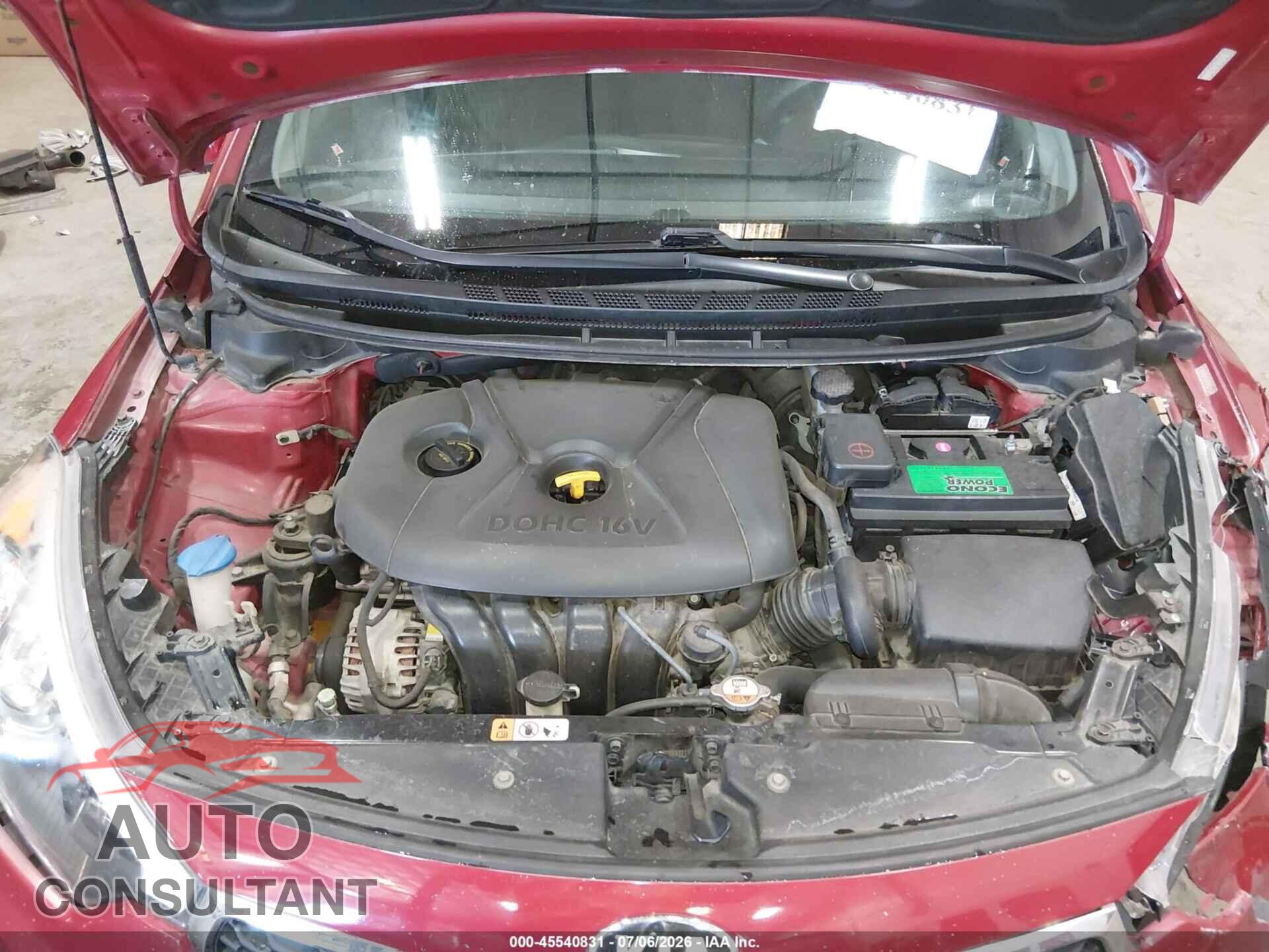 KIA FORTE 2016 - KNAFK4A60G5458467
