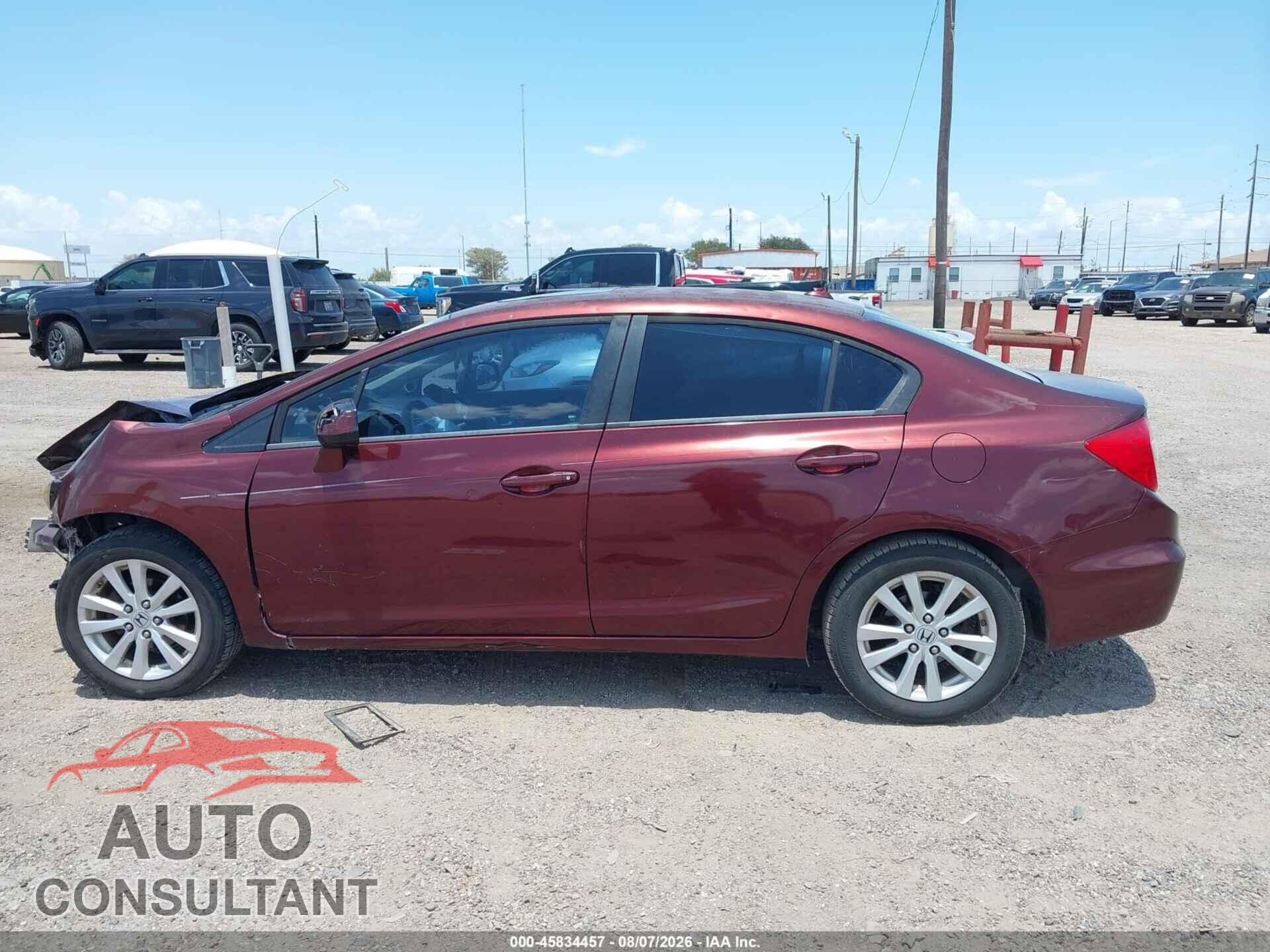 HONDA CIVIC 2012 - 19XFB2F93CE045127