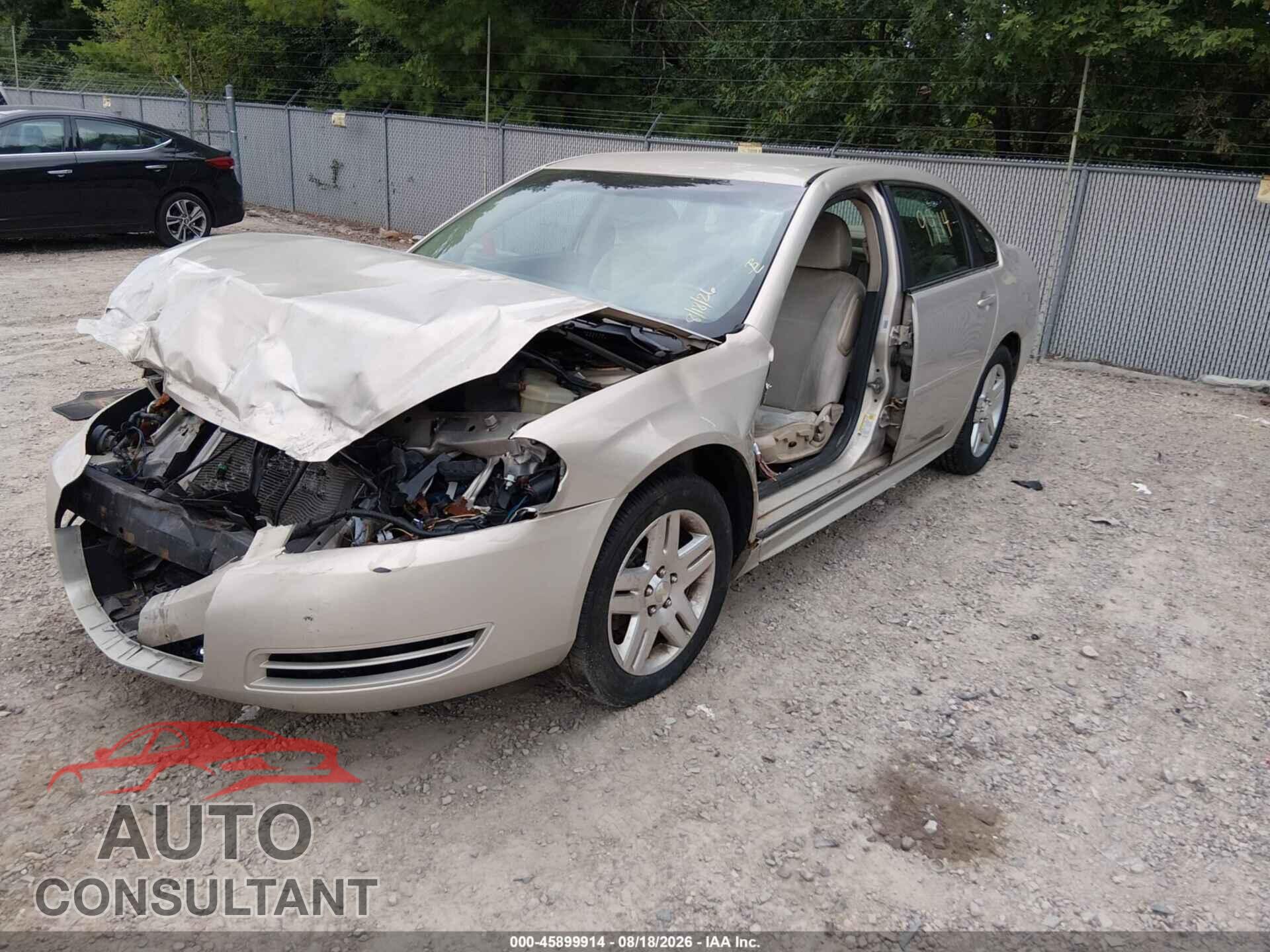 CHEVROLET IMPALA 2012 - 2G1WG5E35C1322835