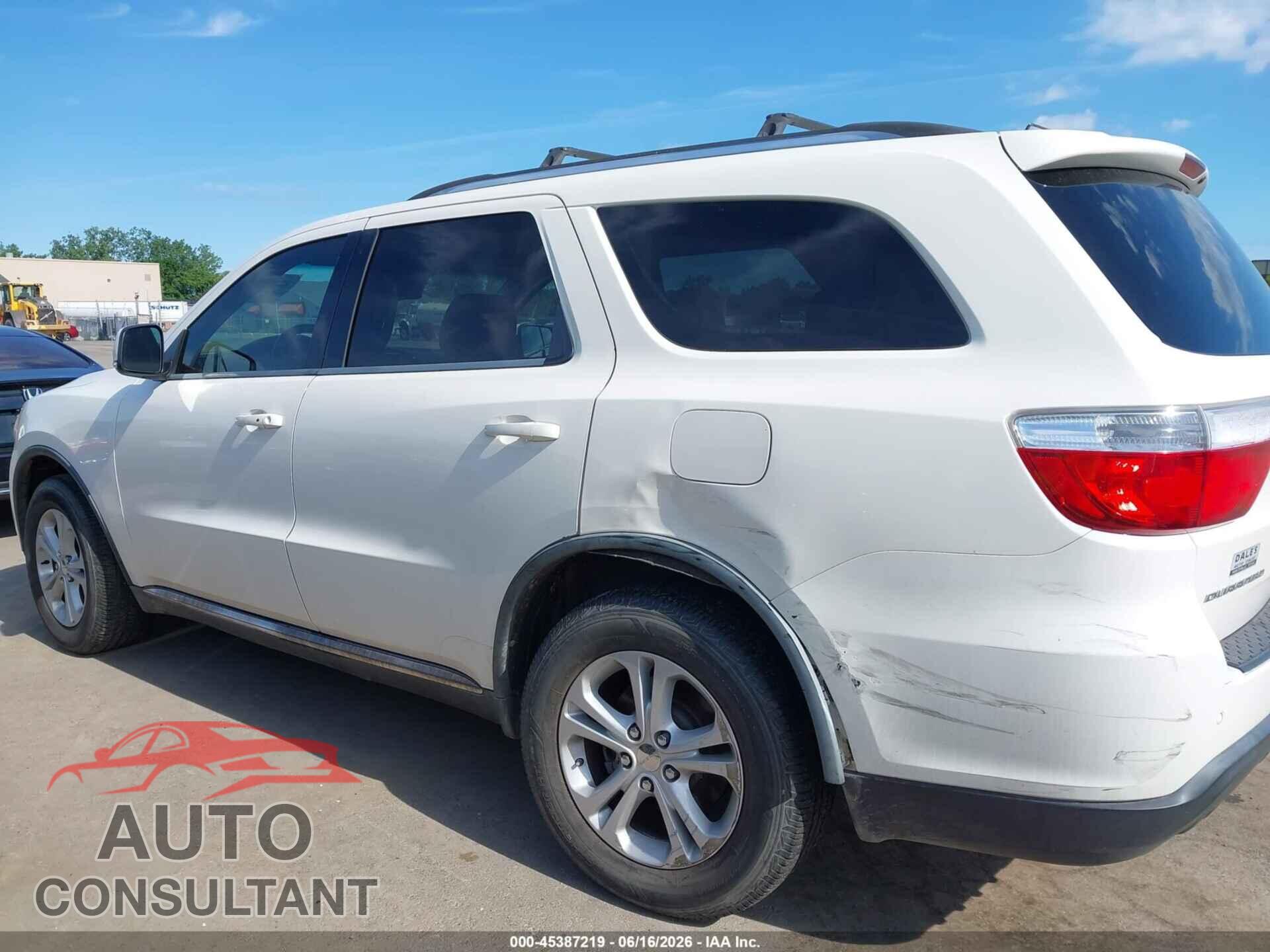 DODGE DURANGO 2012 - 1C4RDHDG4CC112501