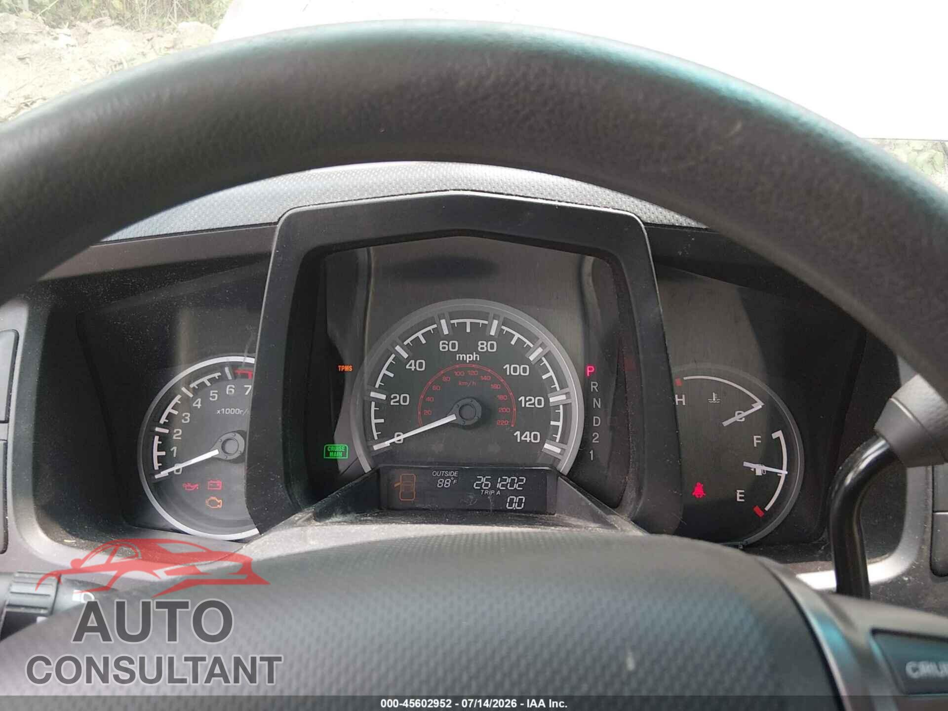 HONDA RIDGELINE 2011 - 5FPYK1F49BB005626