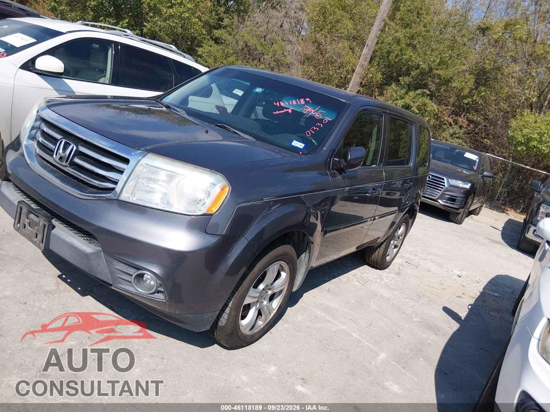 HONDA PILOT 2015 - 5FNYF3H54FB013301