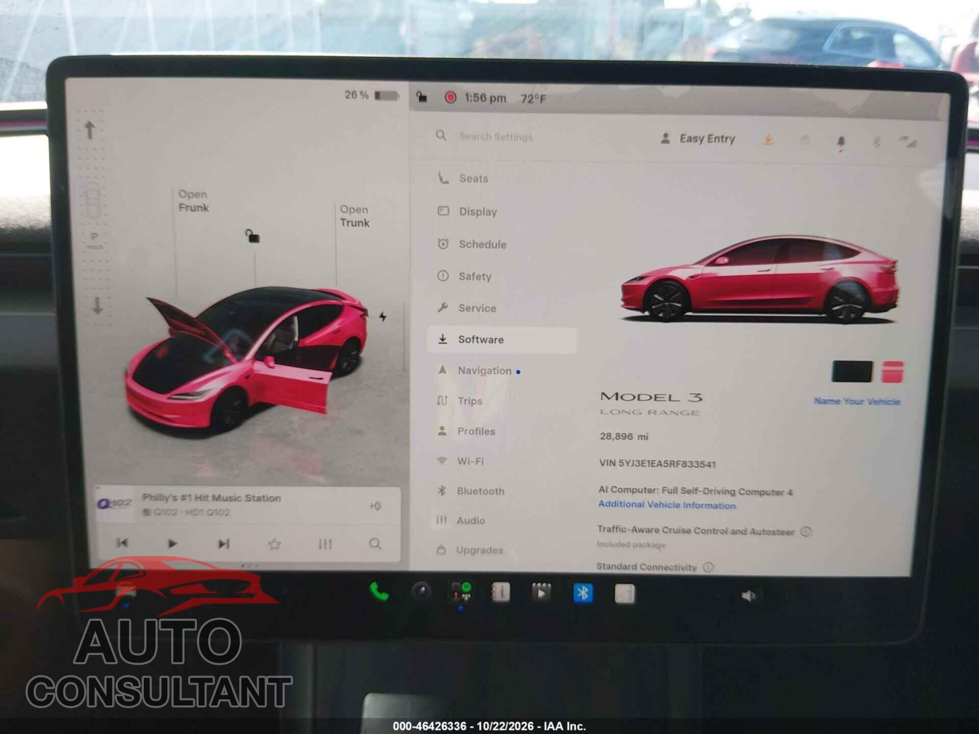 TESLA MODEL 3 2024 - 5YJ3E1EA5RF833541