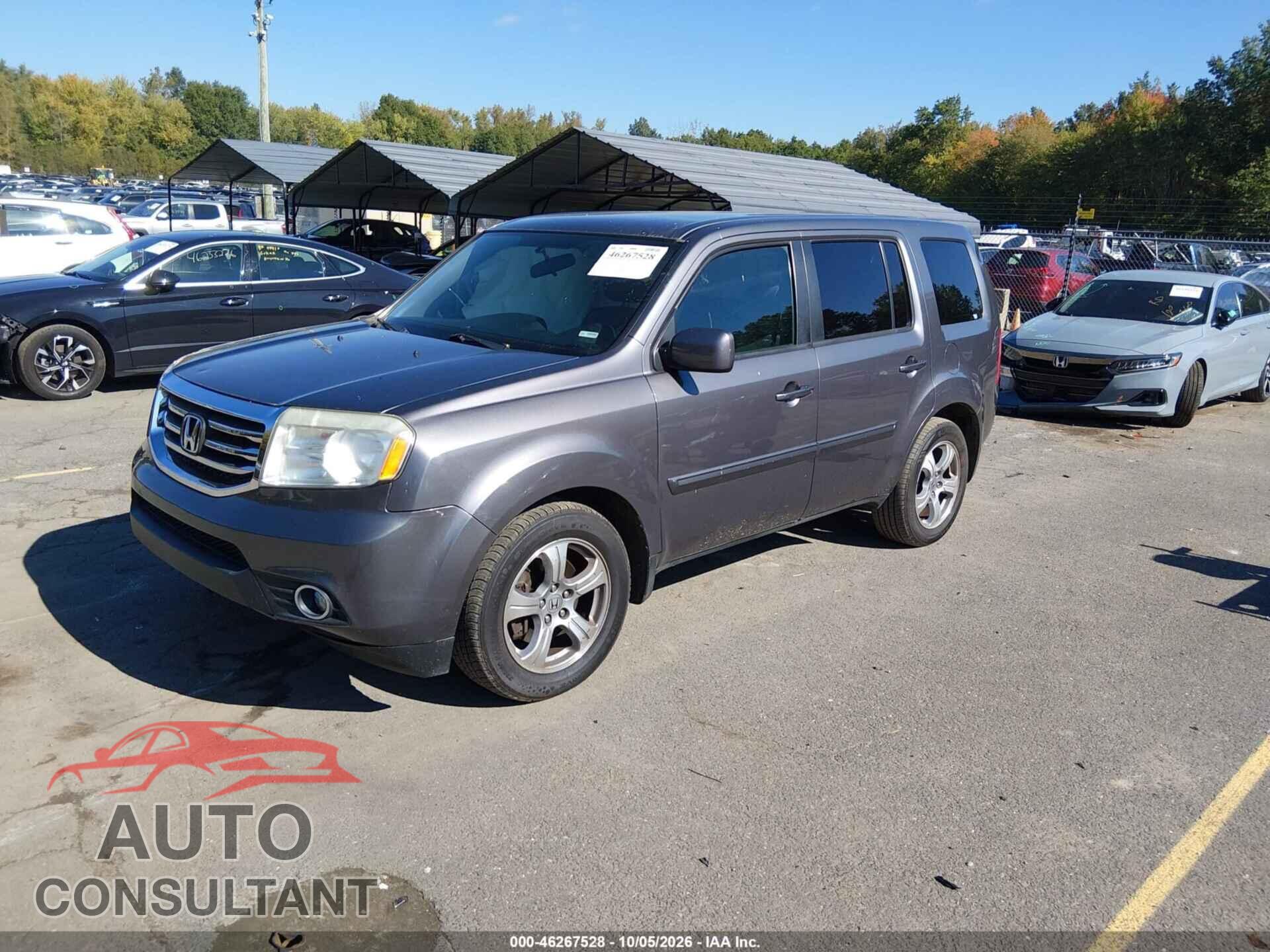 HONDA PILOT 2014 - 5FNYF4H44EB010166