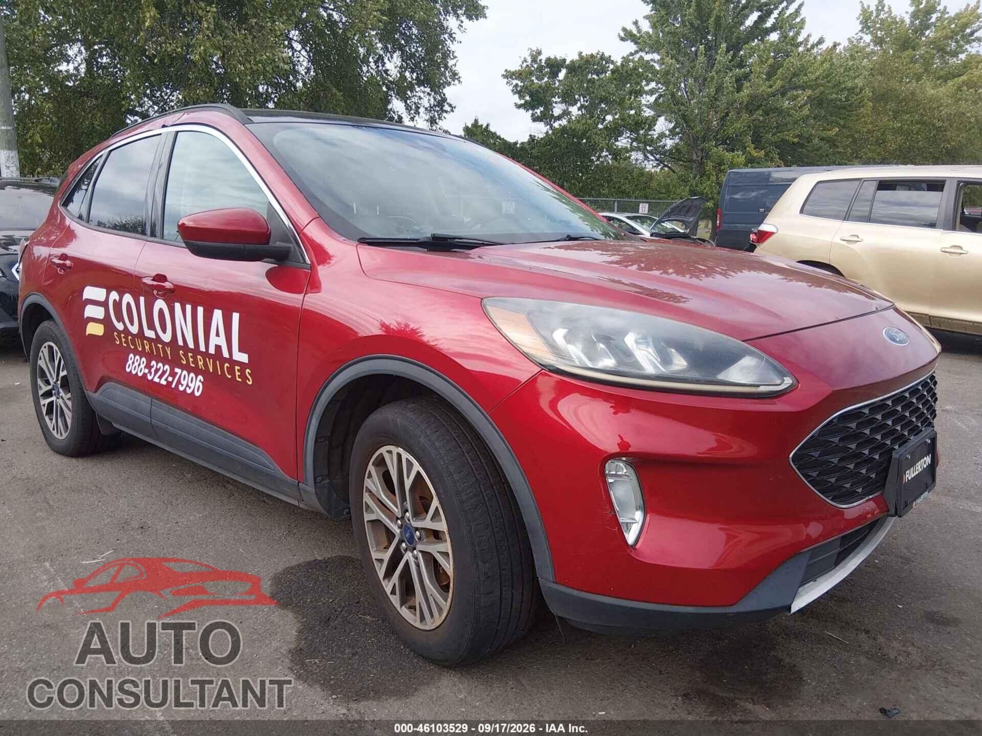 FORD ESCAPE 2020 - 1FMCU9H64LUA90325