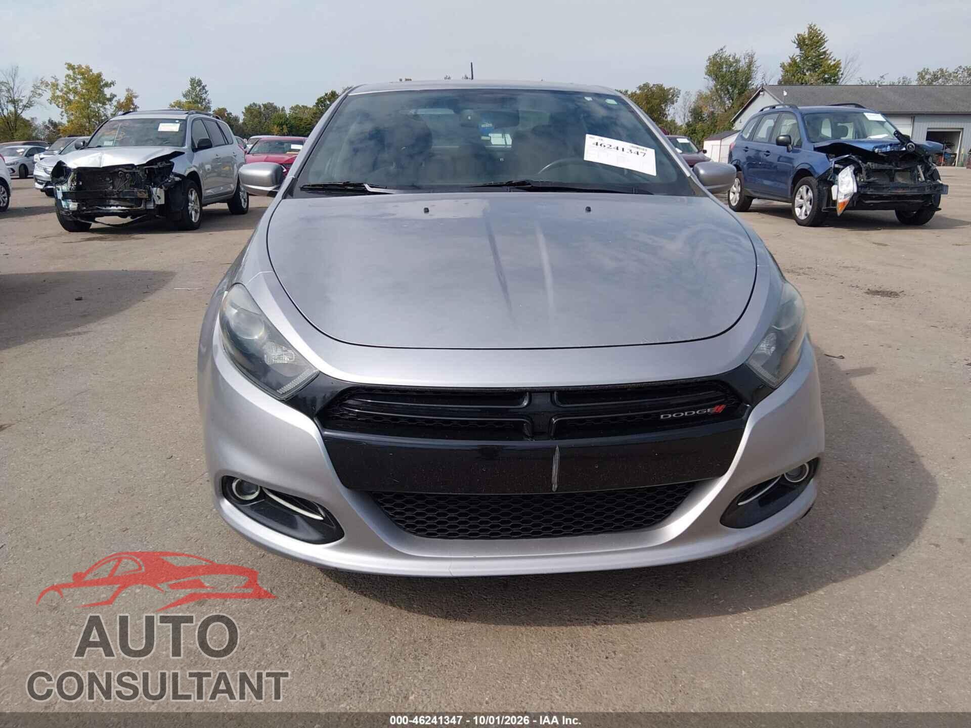 DODGE DART 2014 - 1C3CDFBB6ED909853