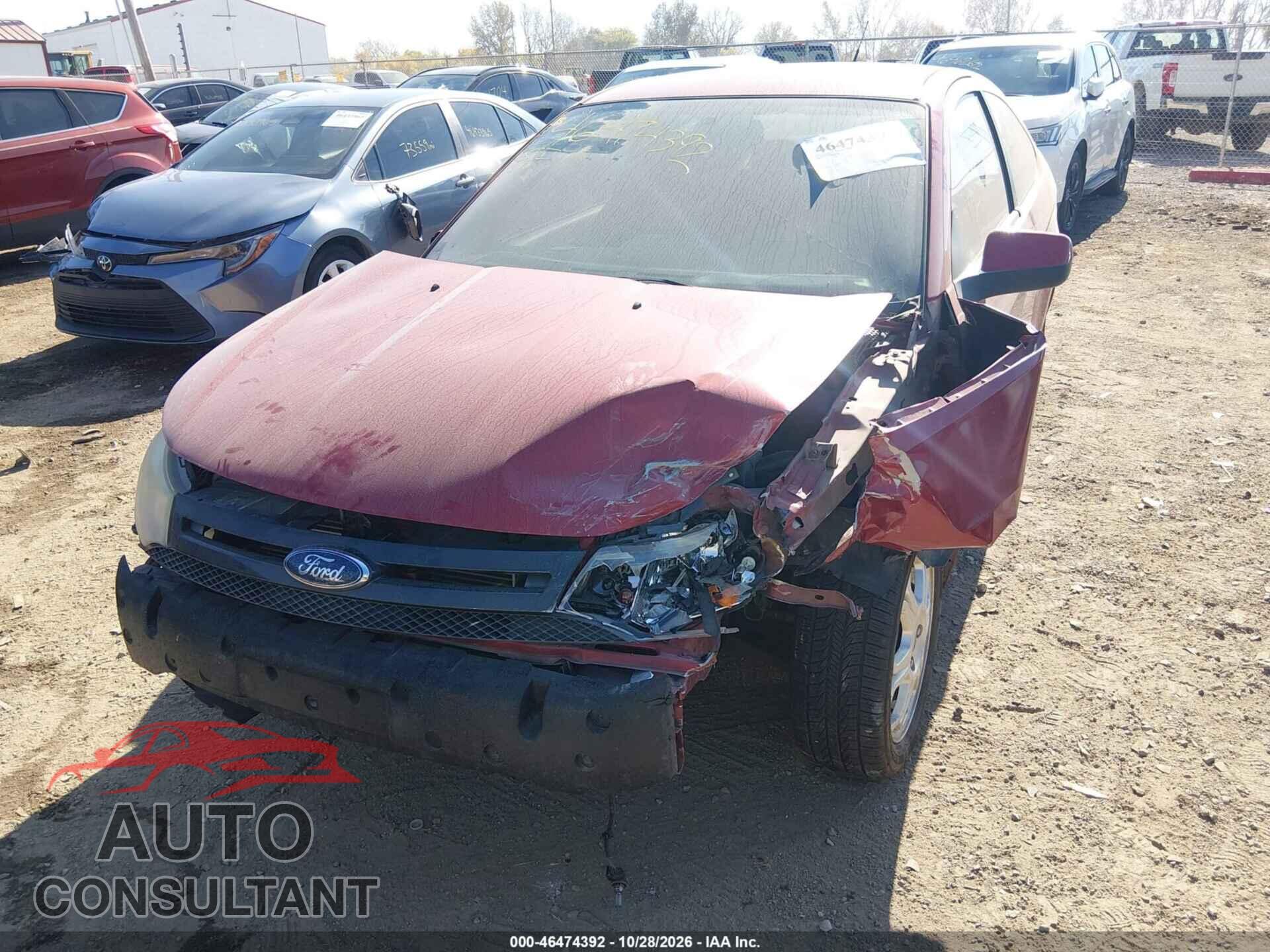 FORD FOCUS 2010 - 1FAHP3CNXAW214523