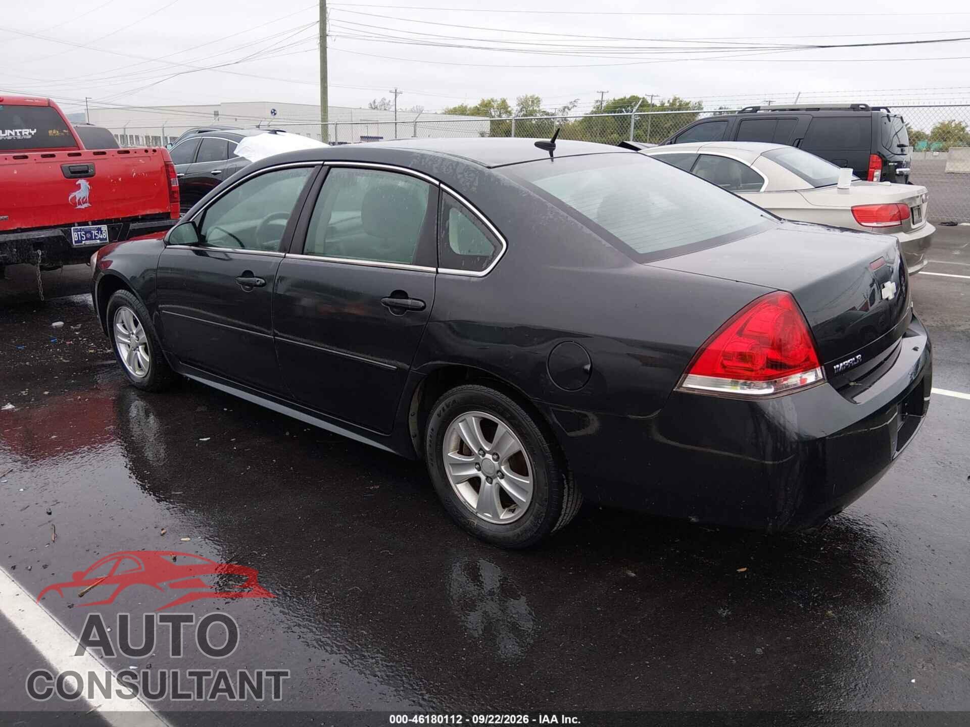 CHEVROLET IMPALA 2013 - 2G1WF5E38D1178668