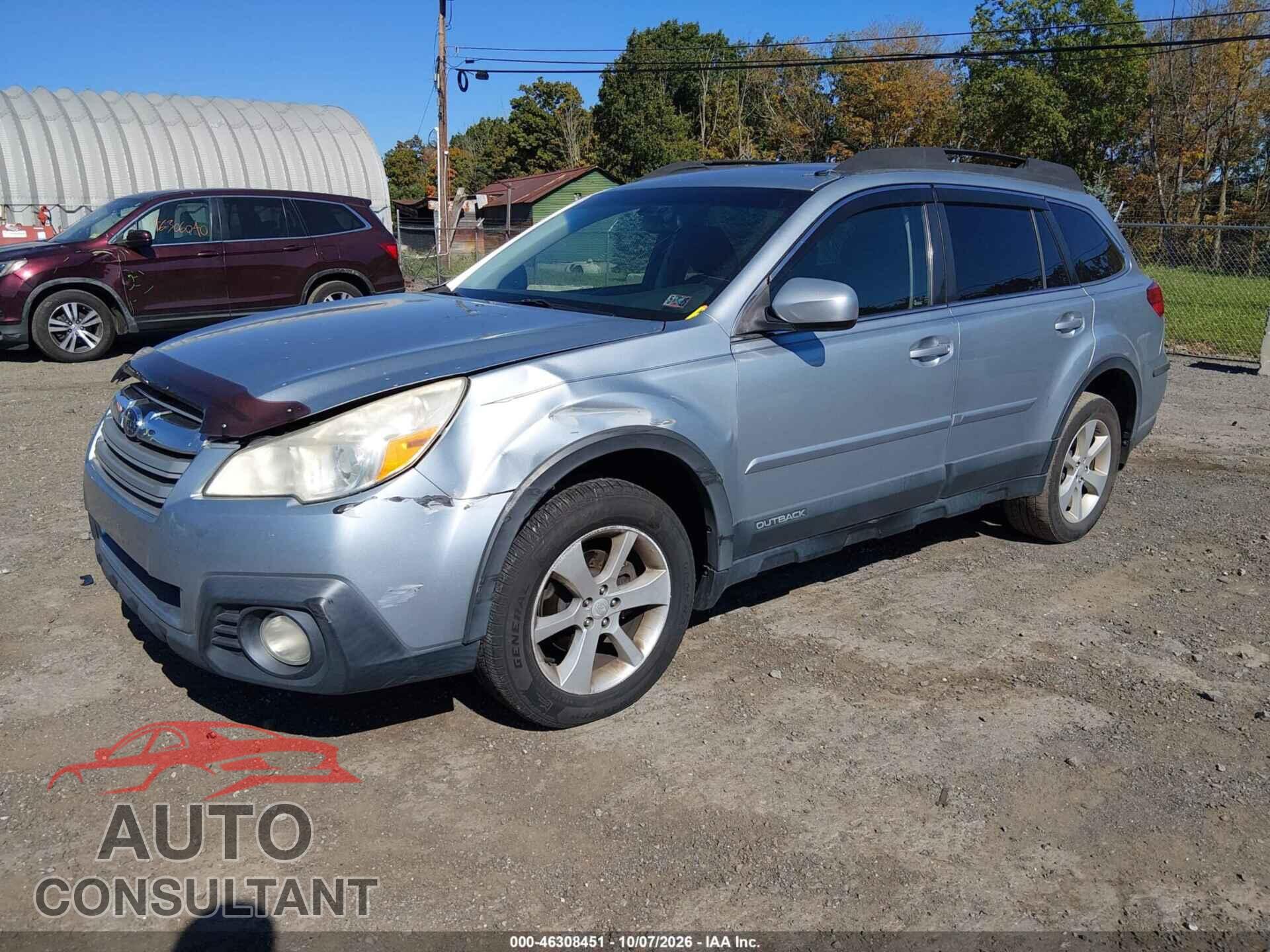 SUBARU OUTBACK 2013 - 4S4BRBGC7D3242018