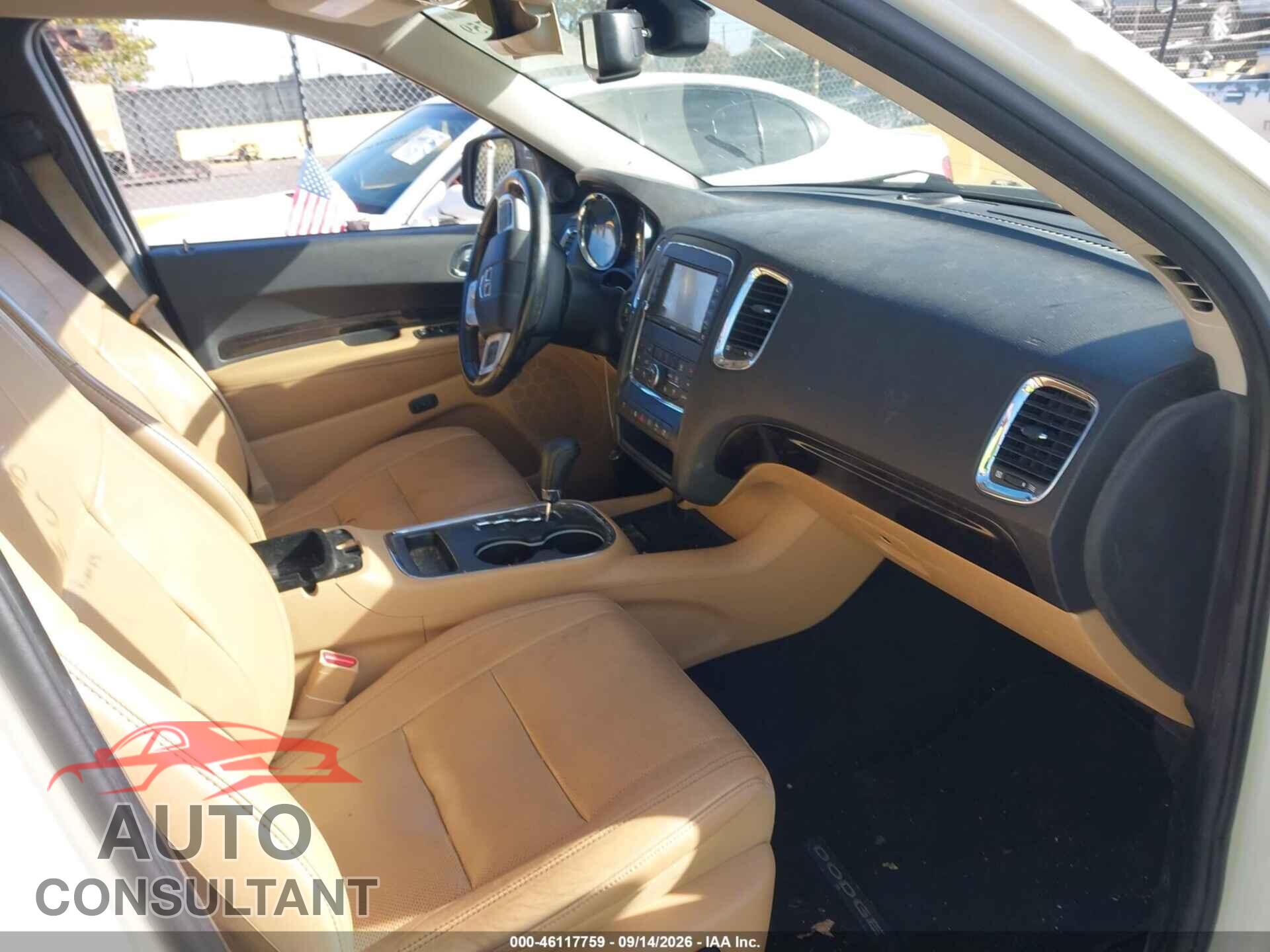 DODGE DURANGO 2012 - 1C4RDJEG7CC361476