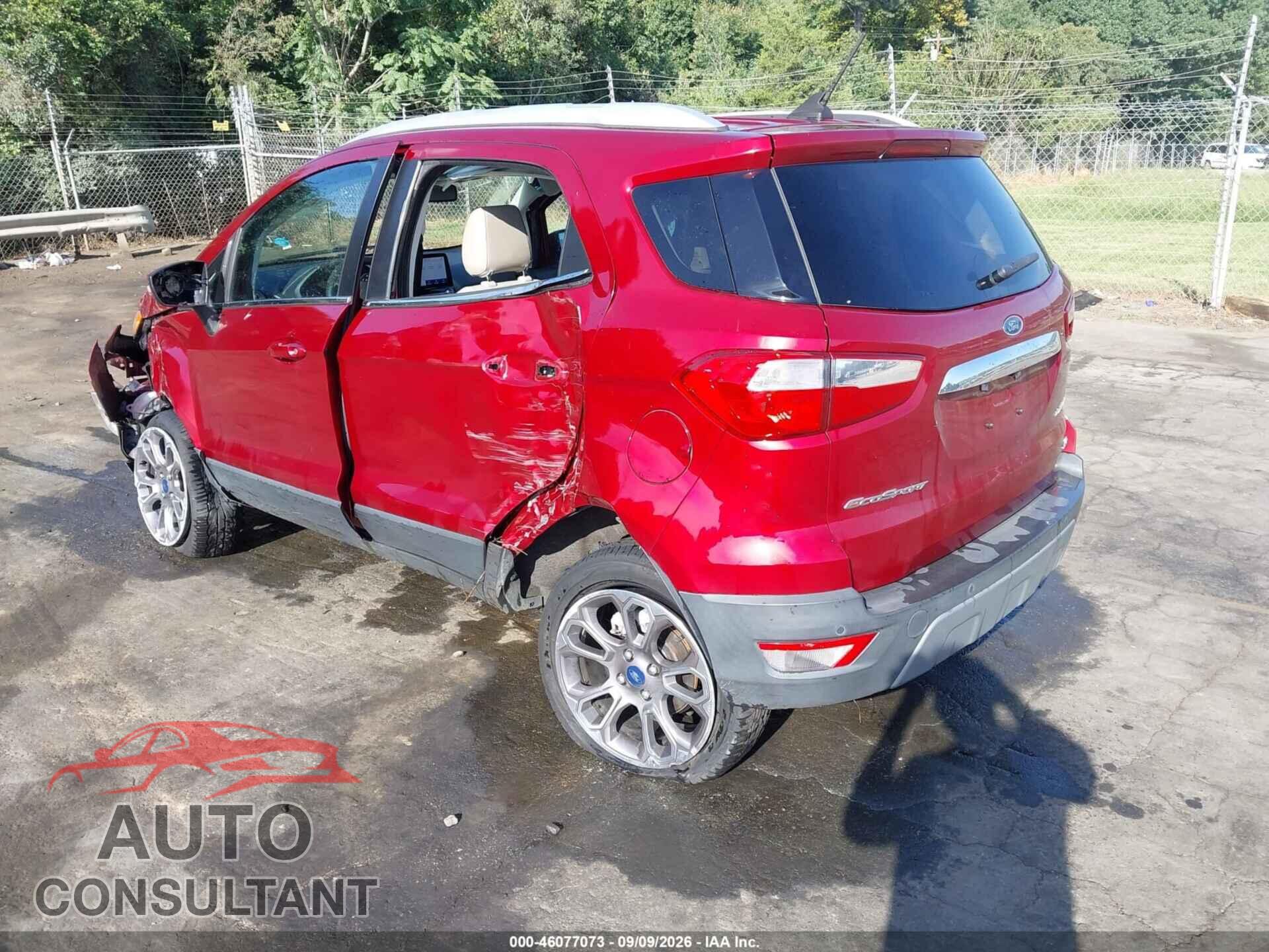 FORD ECOSPORT 2021 - MAJ6S3KL2MC411729