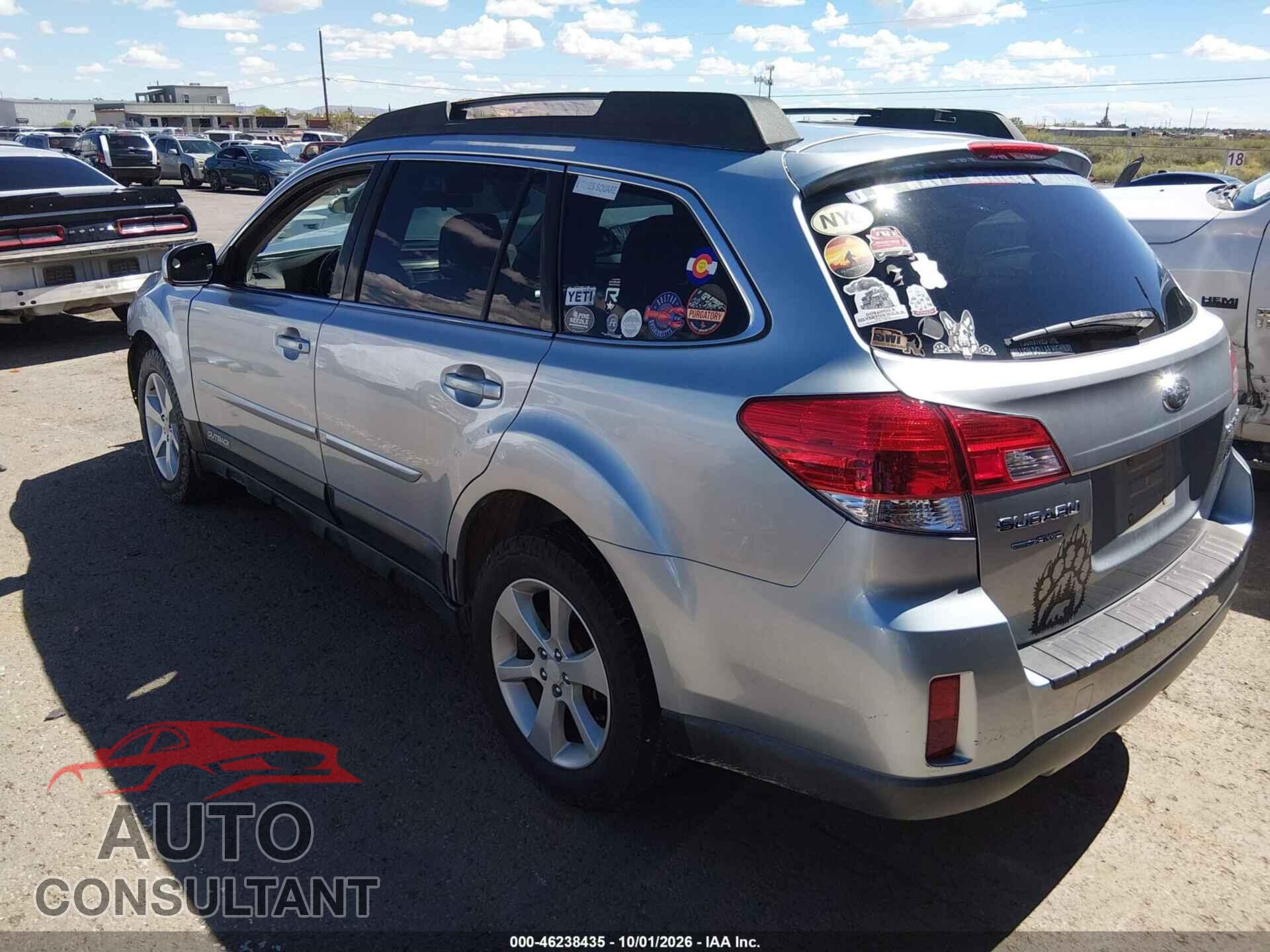 SUBARU OUTBACK 2013 - 4S4BRCCC3D3208623
