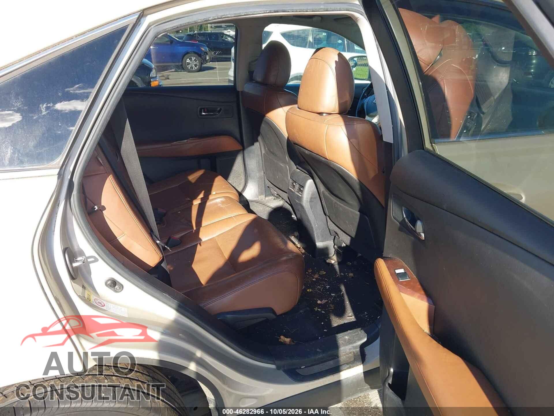 LEXUS RX 350 2013 - 2T2BK1BA7DC164643