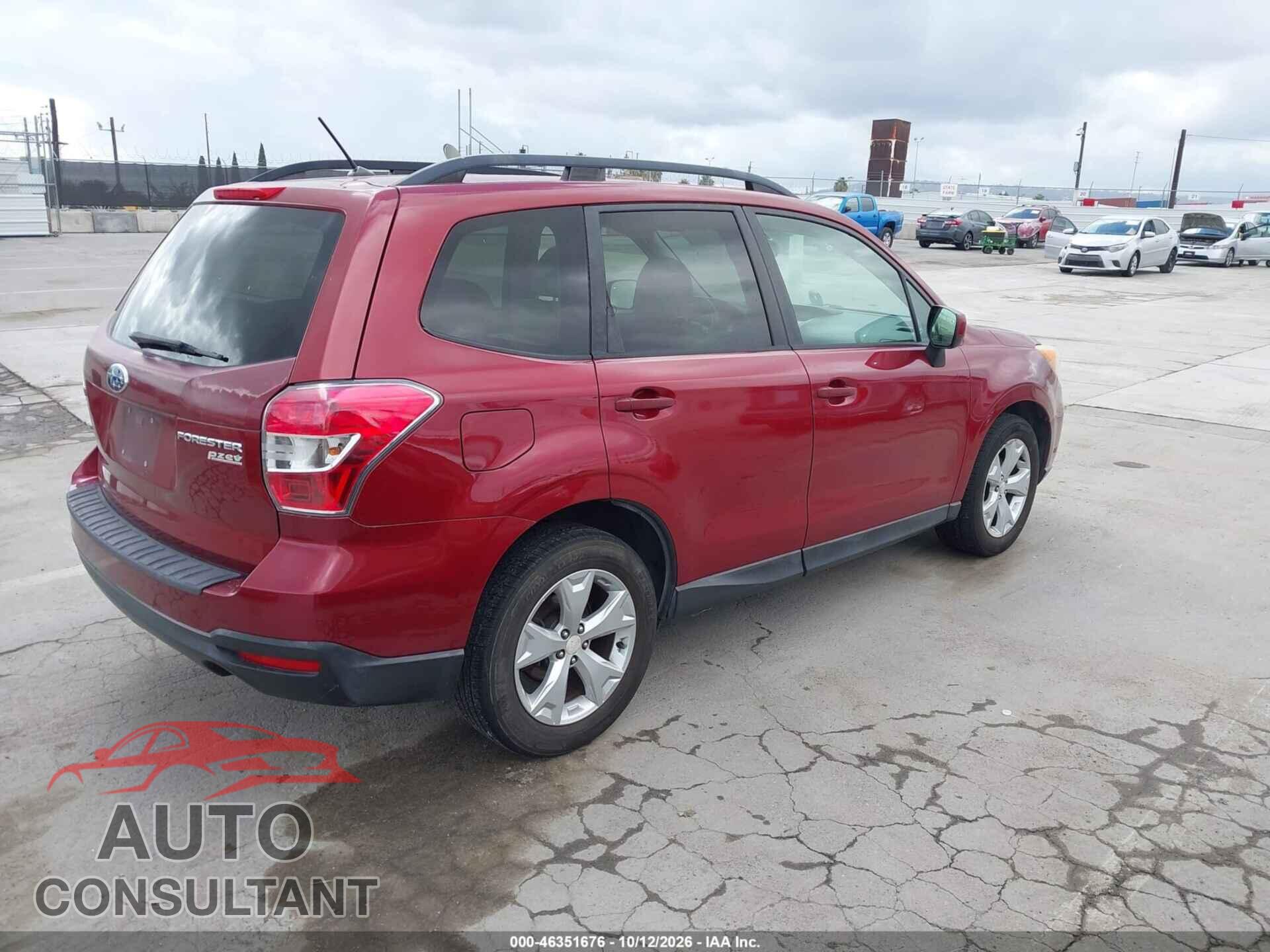 SUBARU FORESTER 2014 - JF2SJAEC2EH559042
