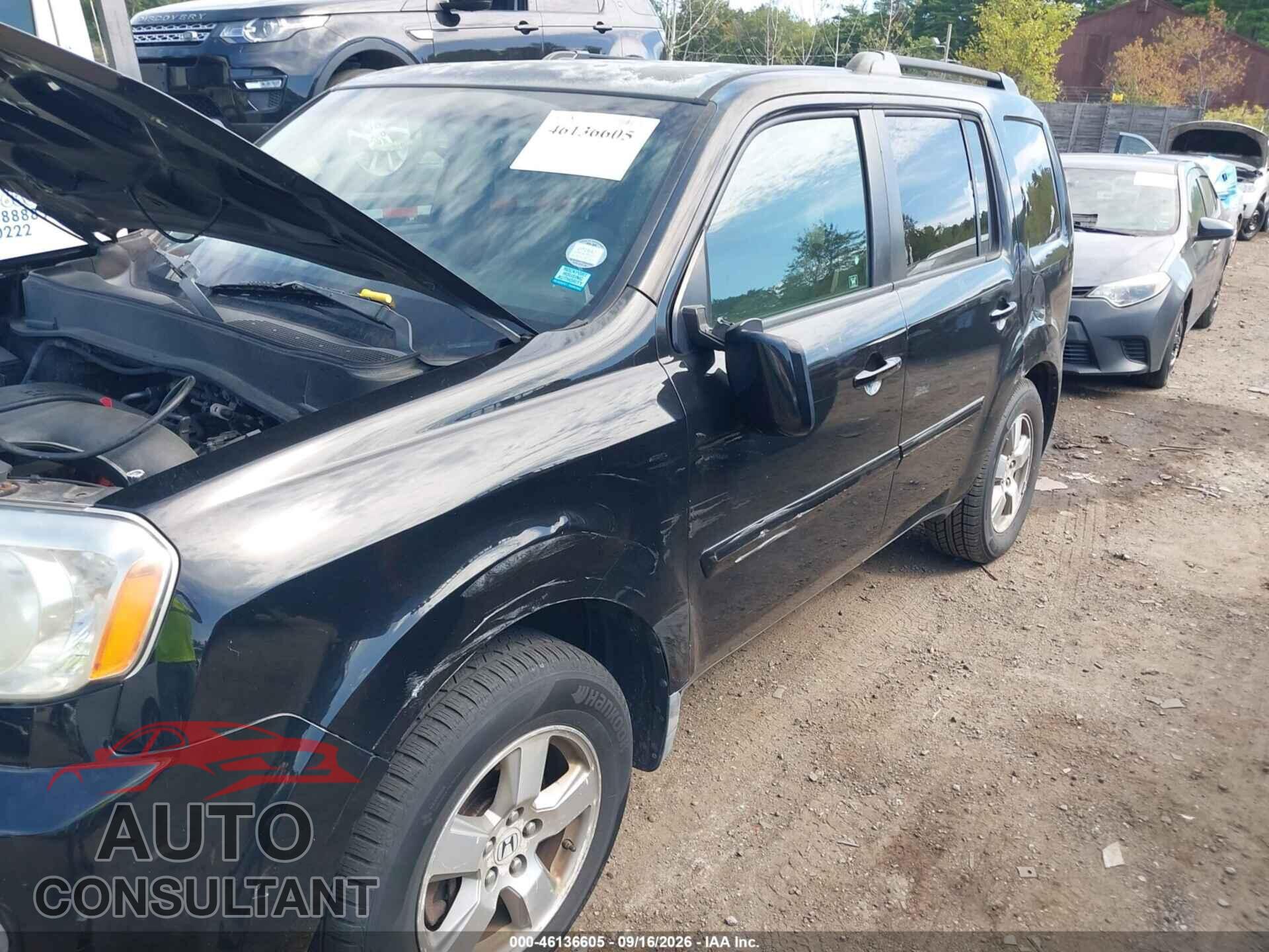 HONDA PILOT 2009 - 5FNYF48469B052599