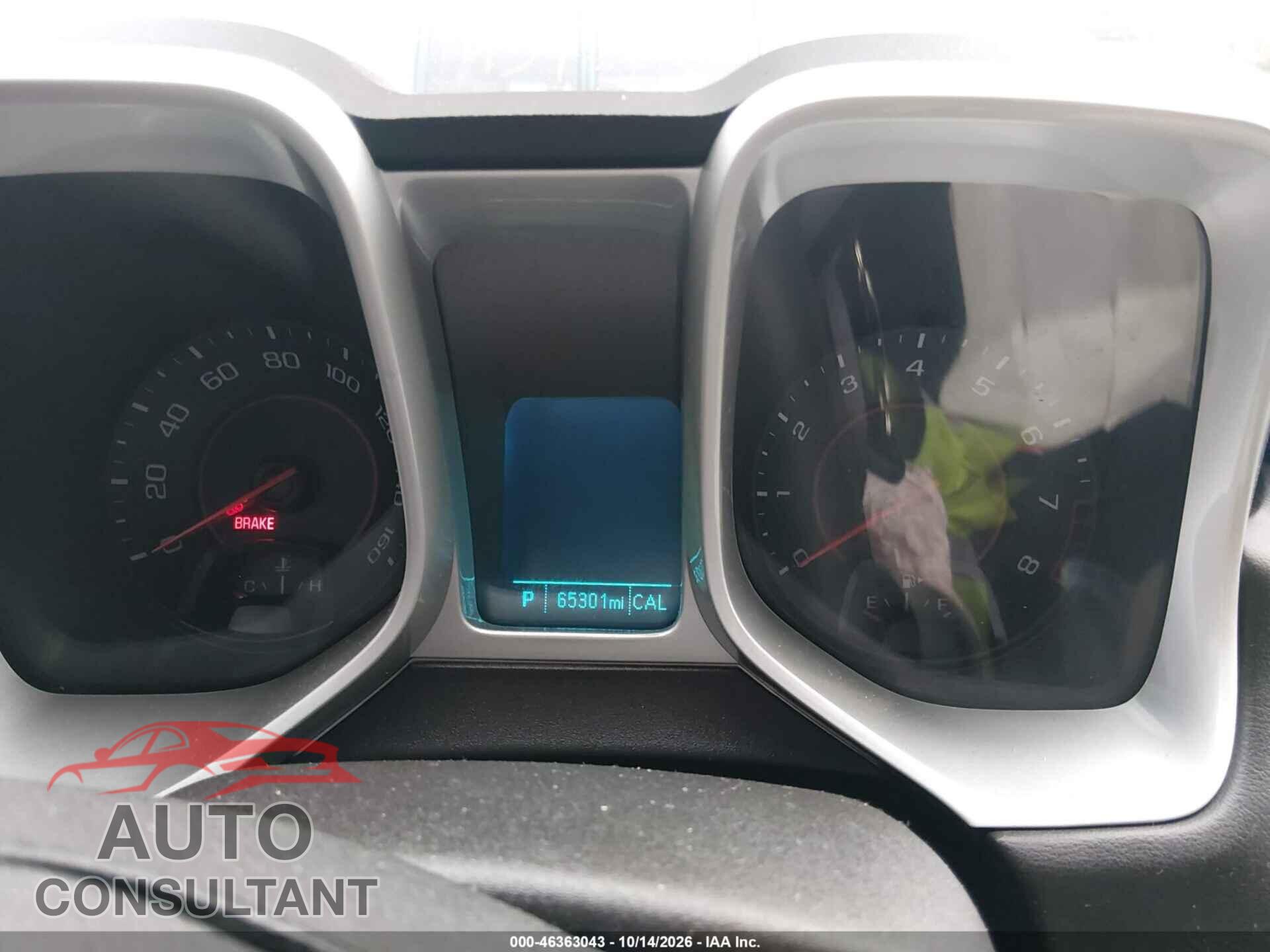 CHEVROLET CAMARO 2013 - 2G1FB1E30D9162857