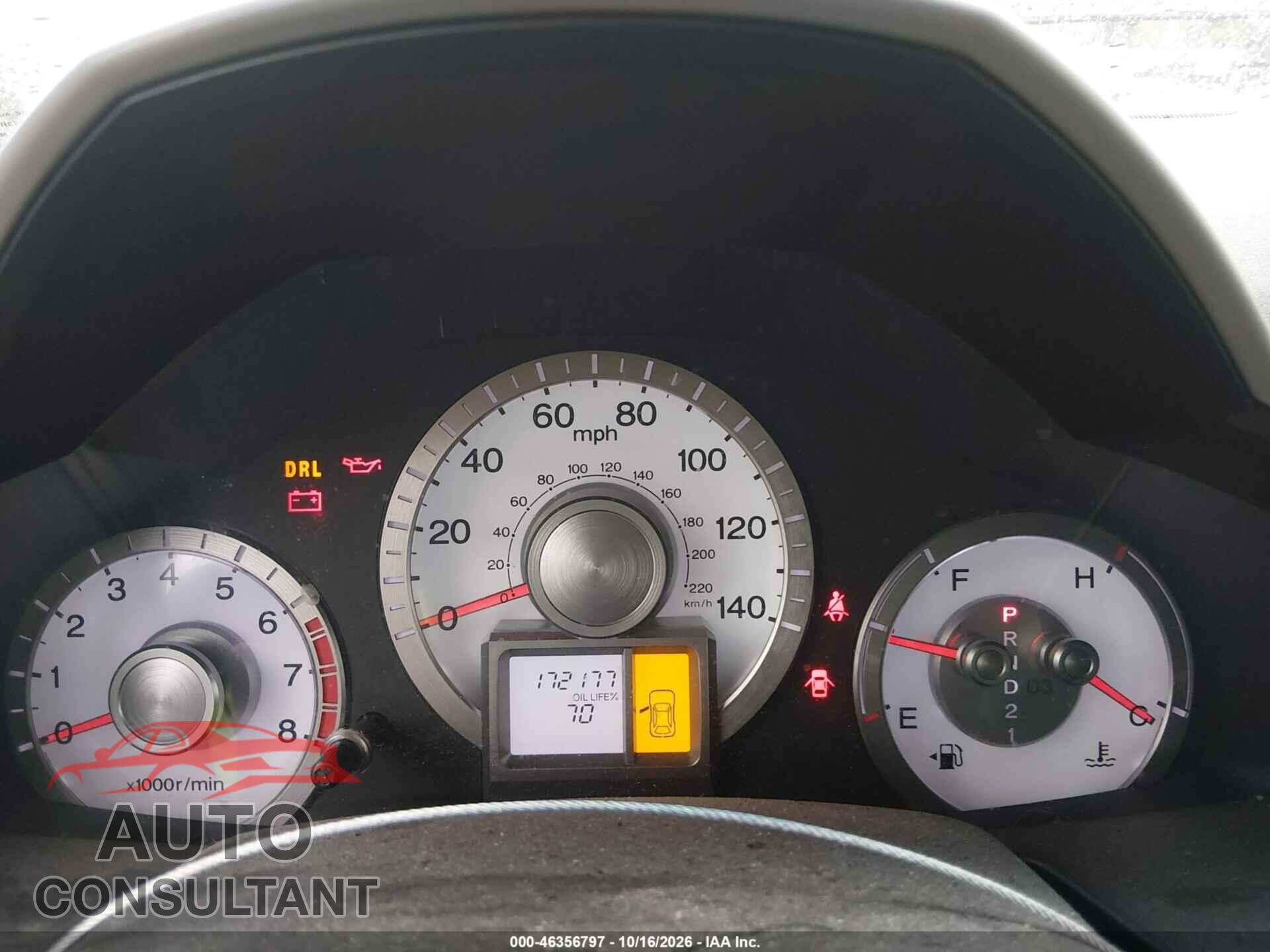 HONDA PILOT 2011 - 5FNYF4H28BB046033
