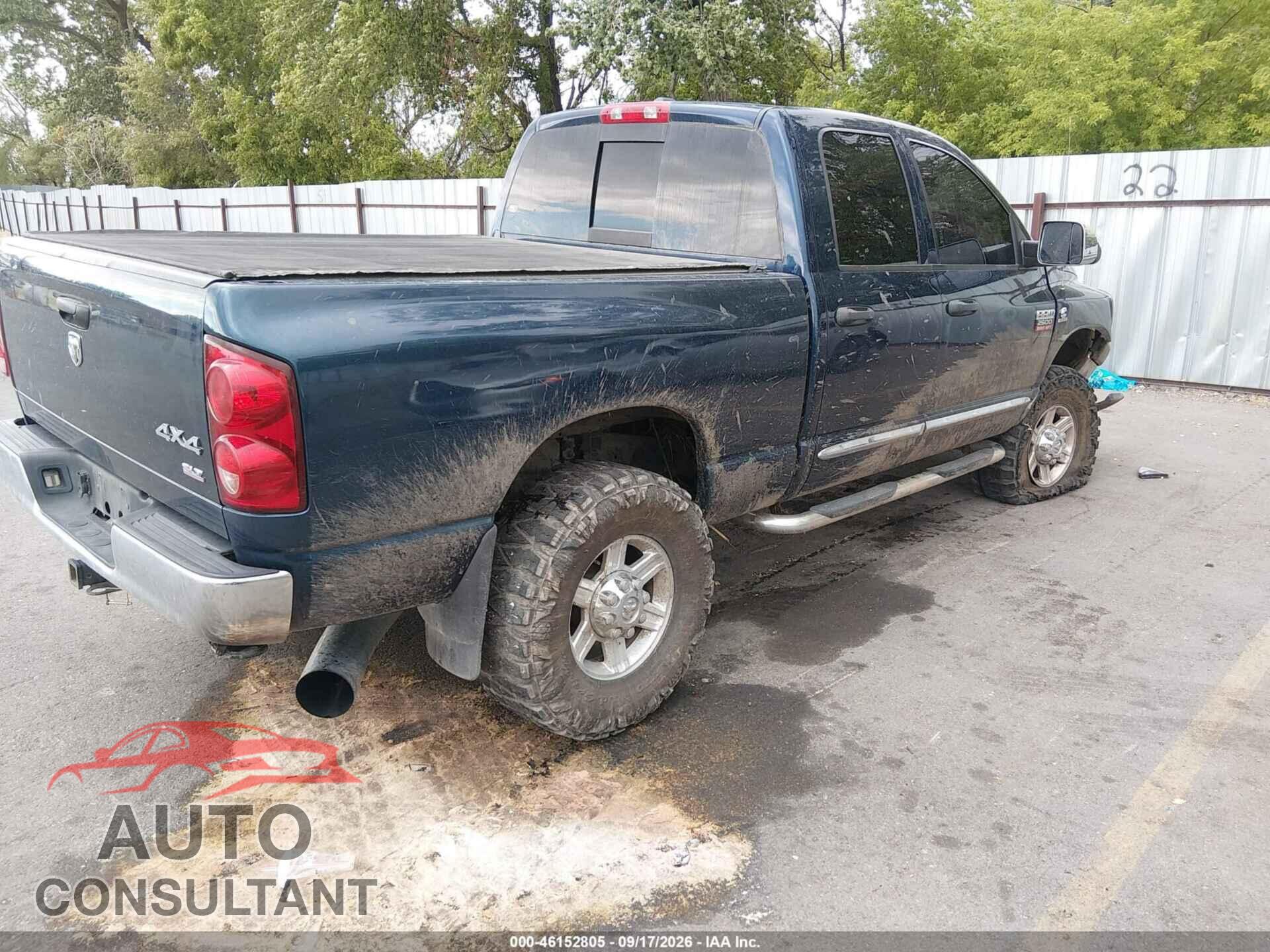 DODGE RAM 2500 2009 - 3D7KS28L09G551203
