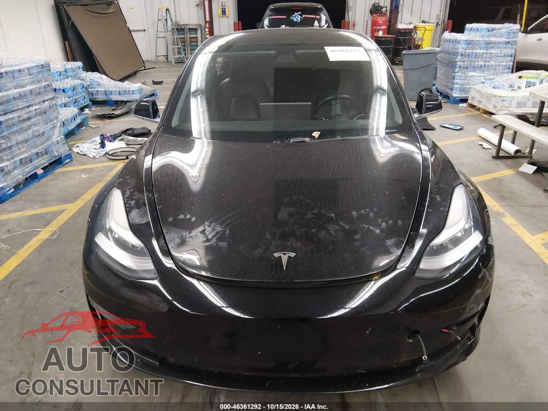 TESLA MODEL 3 2019 - 5YJ3E1EB5KF388376