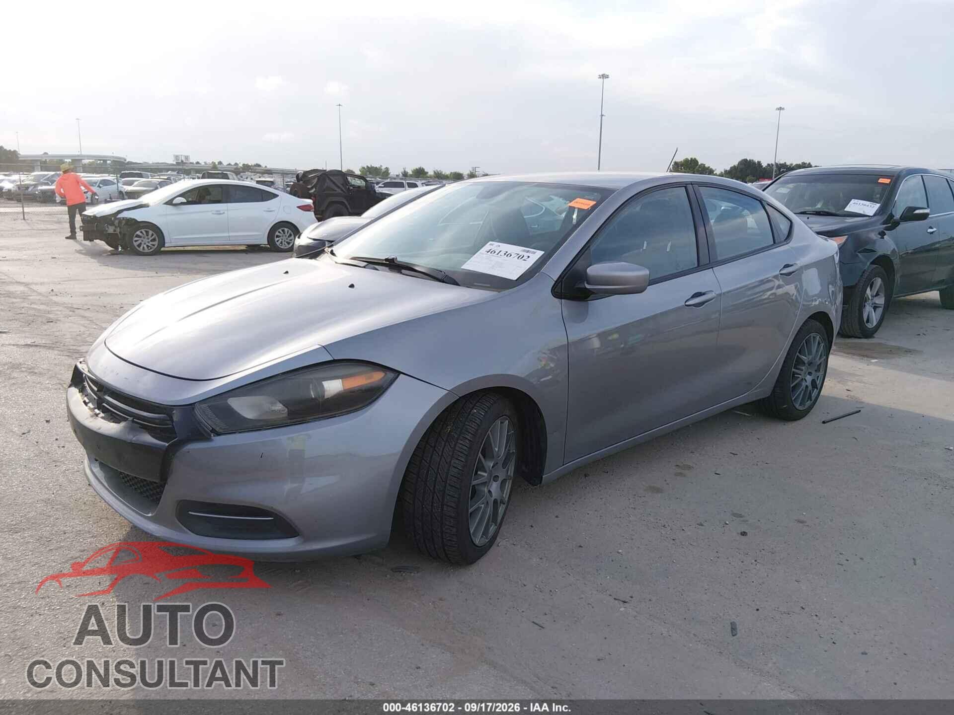 DODGE DART 2015 - 1C3CDFAA5FD432570