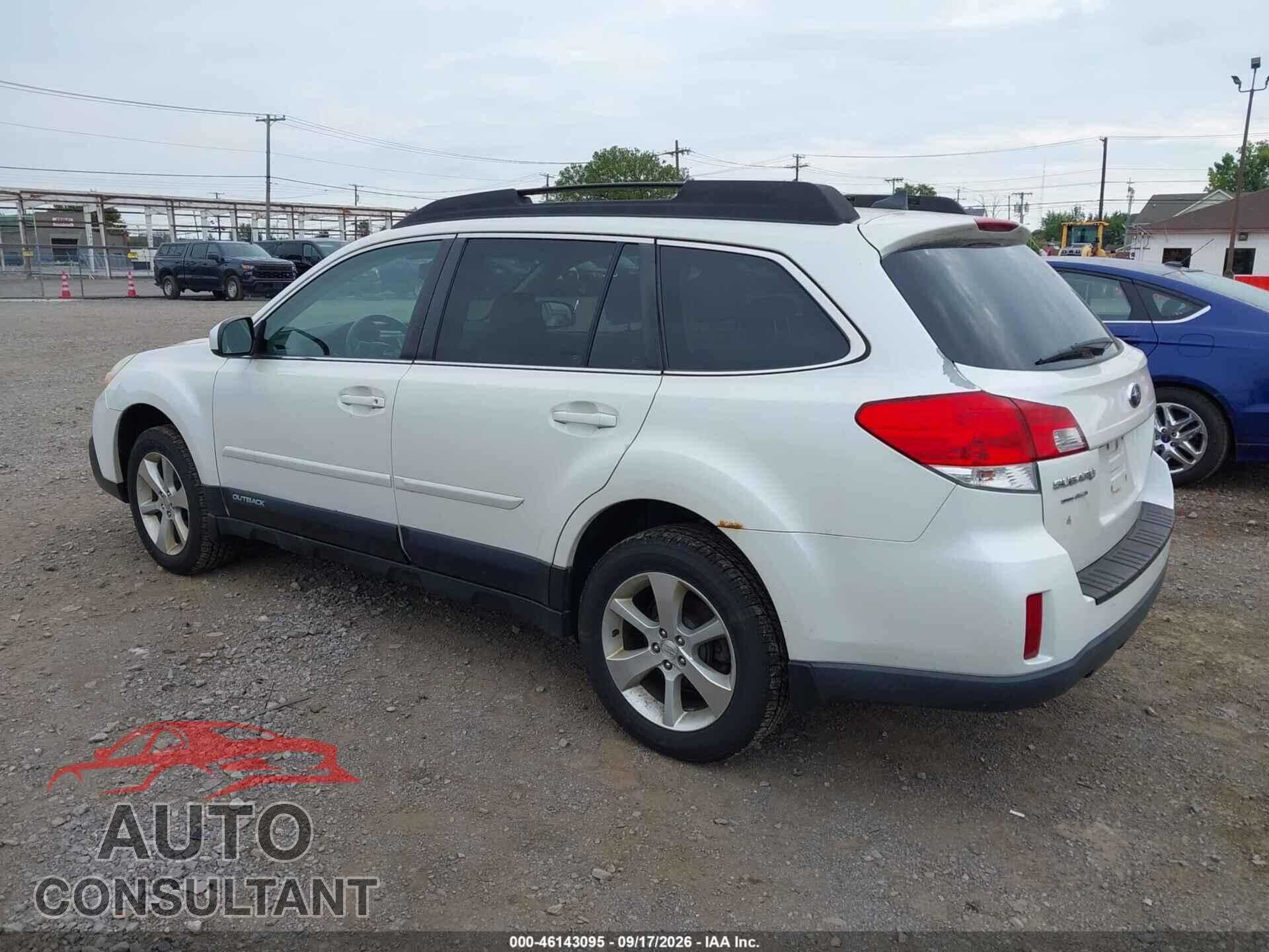 SUBARU OUTBACK 2014 - 4S4BRBLC0E3241266