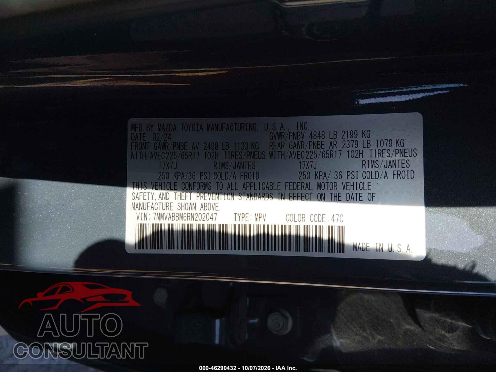 MAZDA CX-50 2024 - 7MMVABBM6RN202047