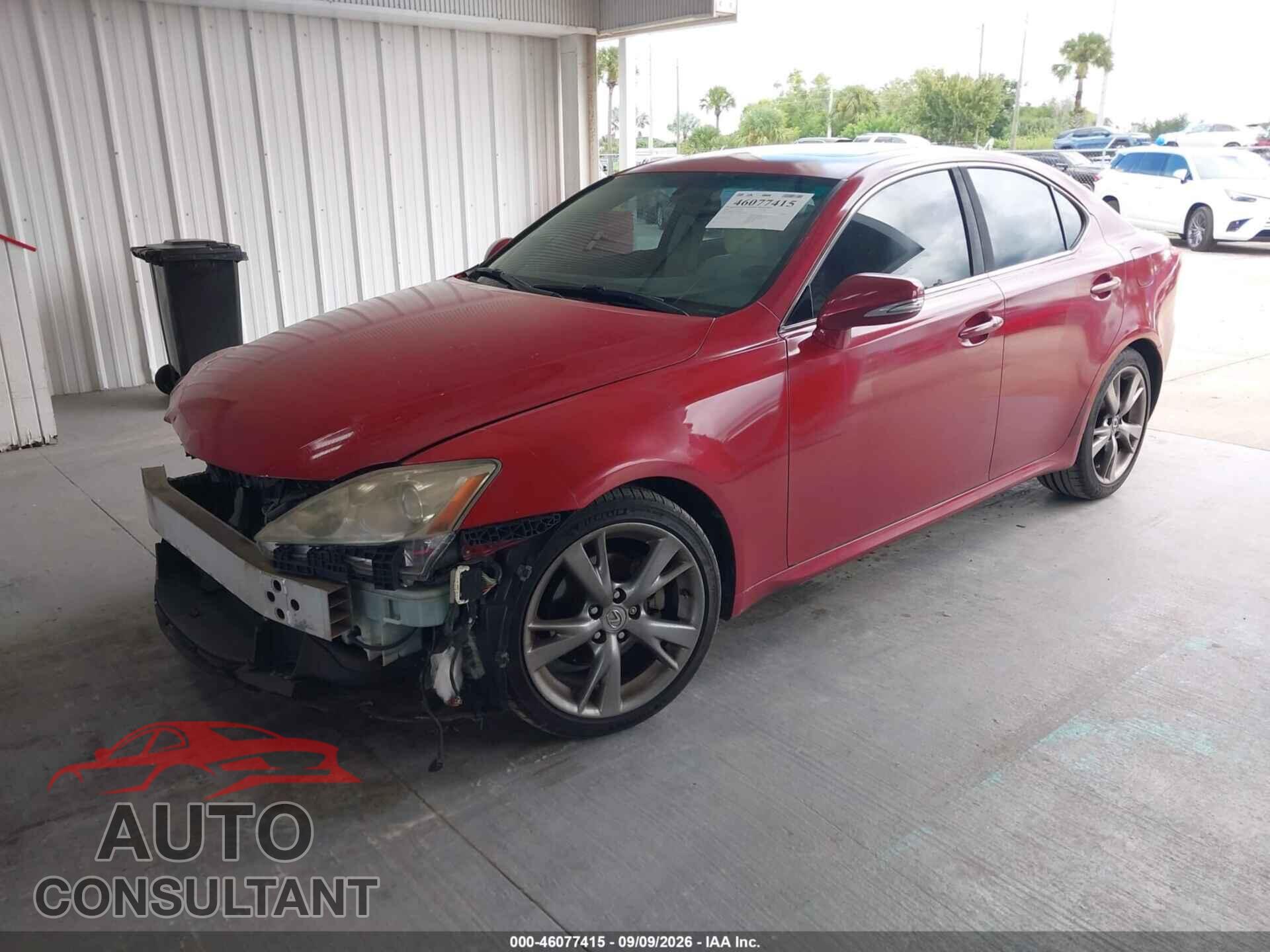 LEXUS IS 250 2009 - JTHBK262995104735