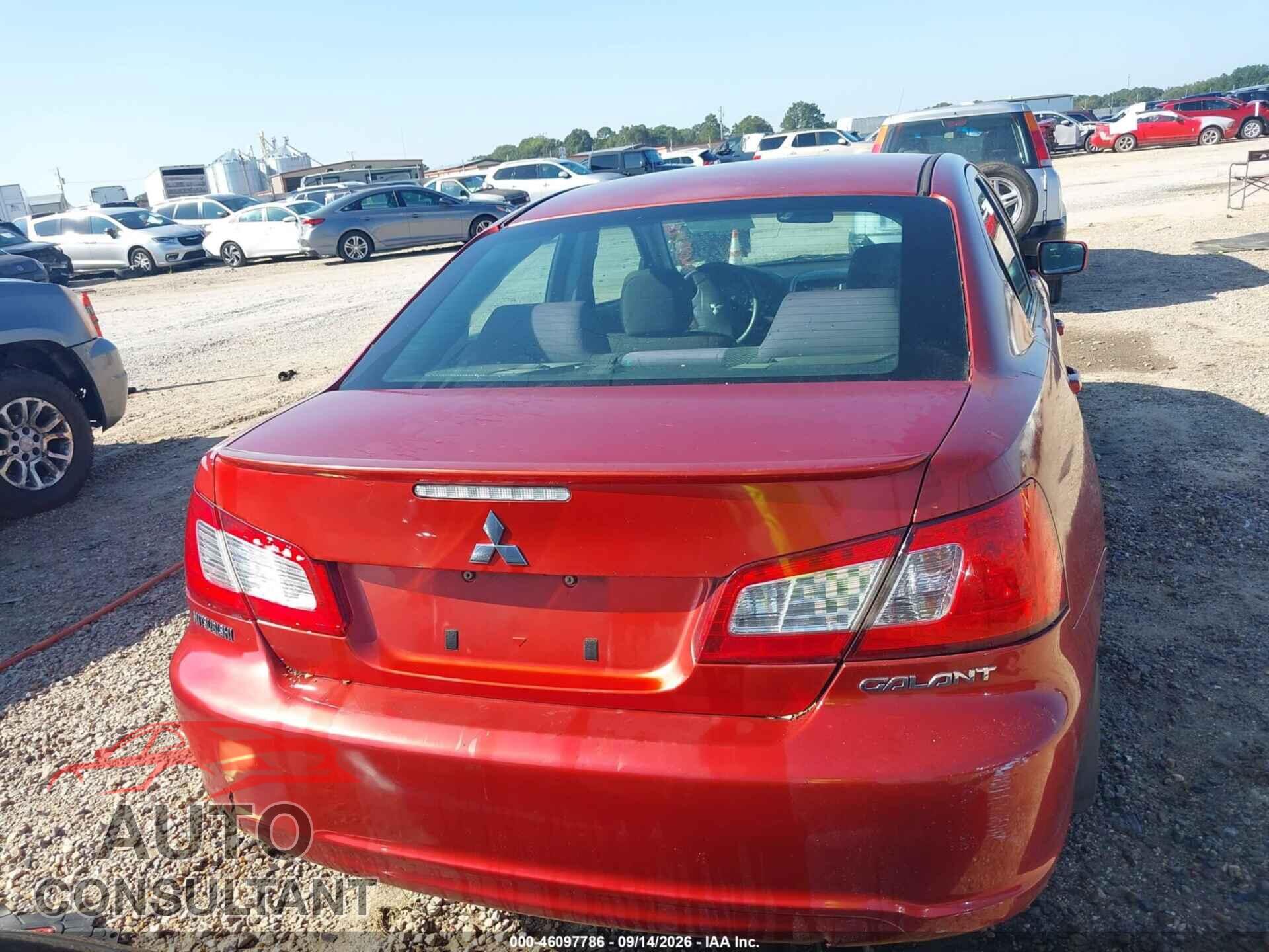 MITSUBISHI GALANT 2012 - 4A32B3FF9CE024446