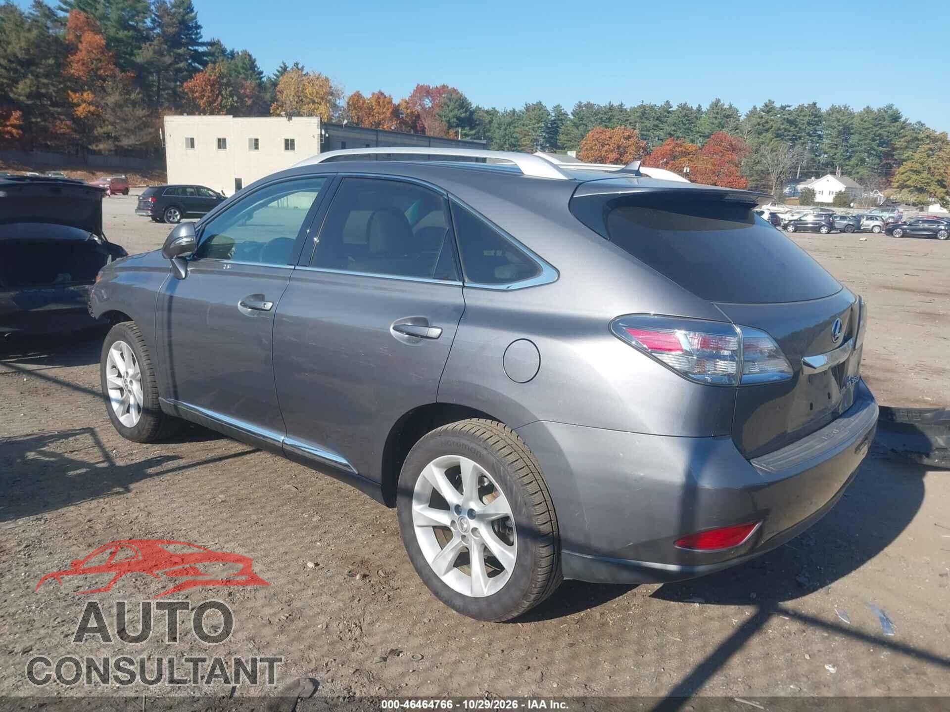 LEXUS RX 350 2012 - 2T2BK1BA2CC126834