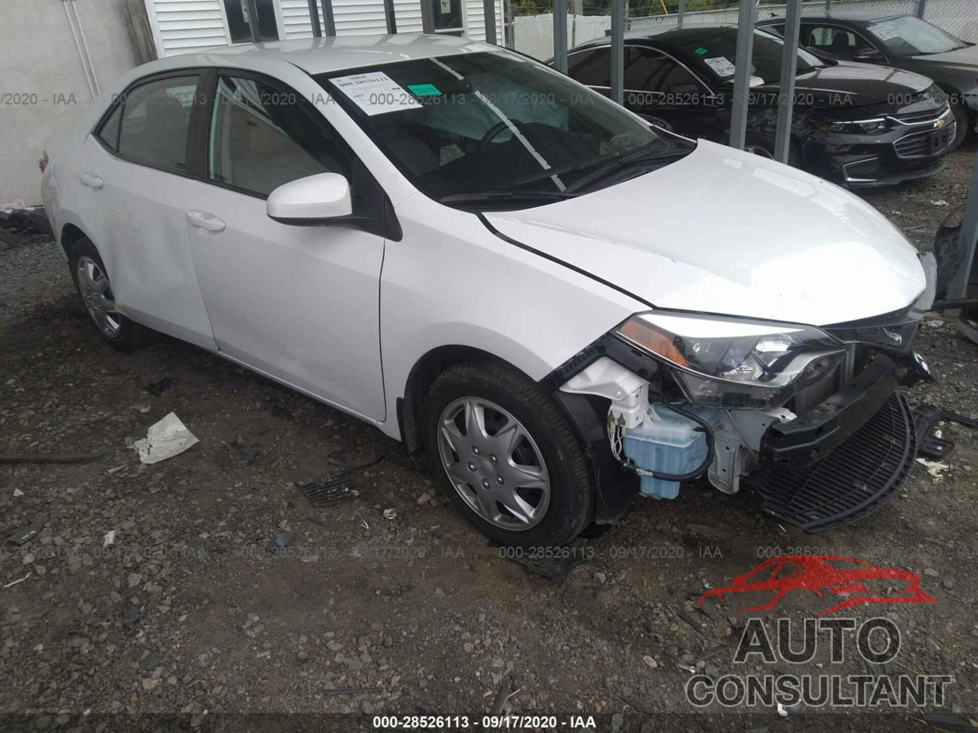 TOYOTA COROLLA 2016 - 2T1BURHE3GC710351