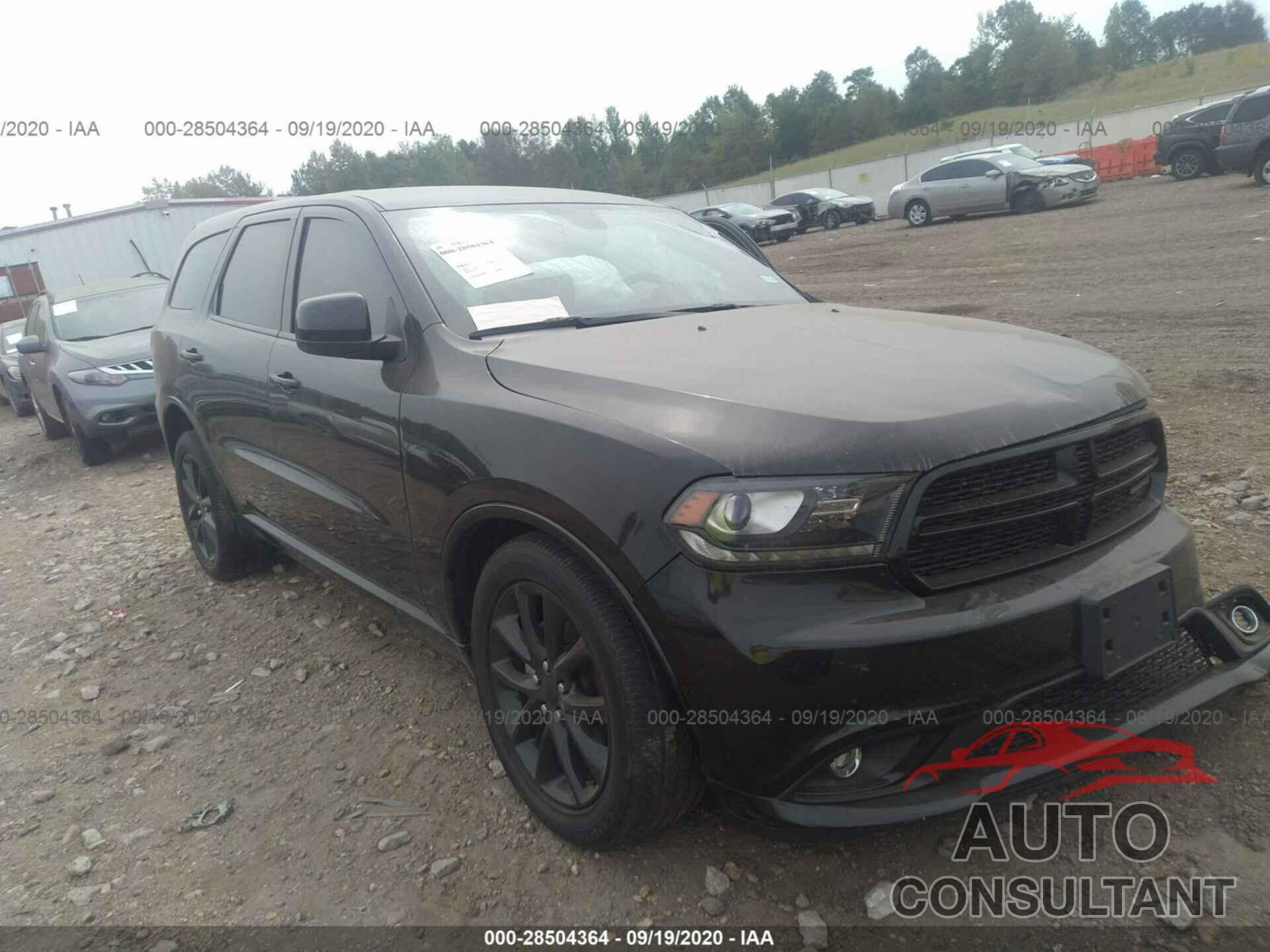 DODGE DURANGO 2018 - 1C4RDHAGXJC385007