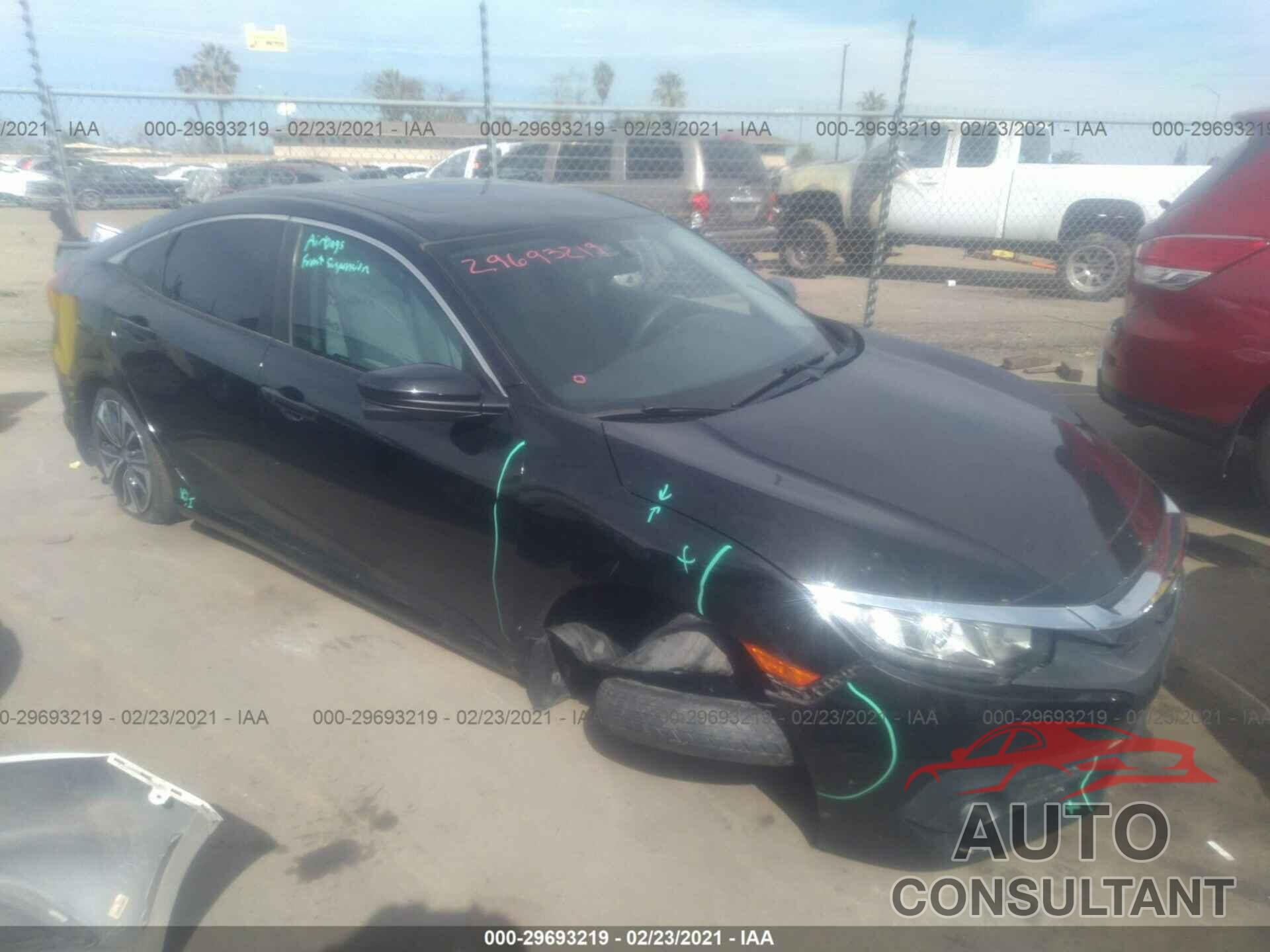 HONDA CIVIC SEDAN 2017 - 2HGFC1F36HH640859