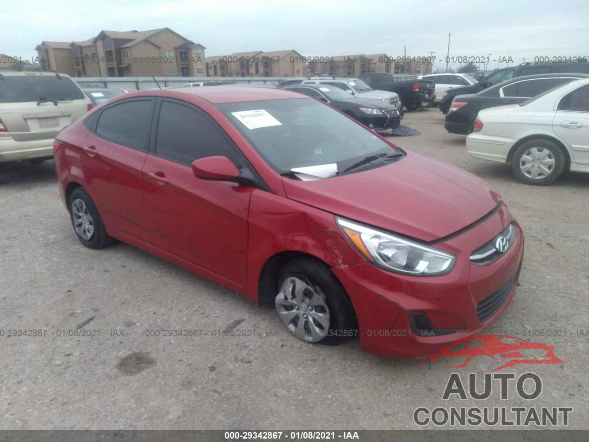 HYUNDAI ACCENT 2017 - KMHCT4AEXHU185633