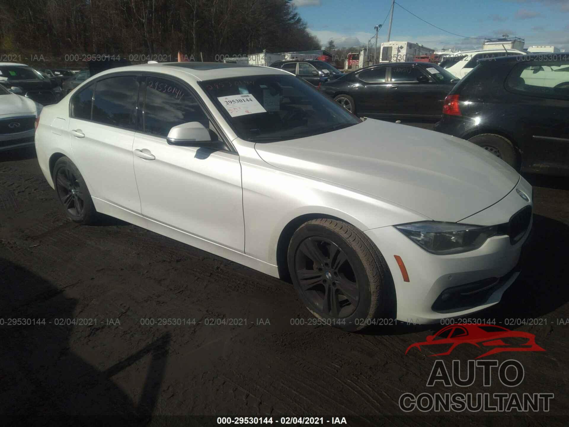 BMW 3 SERIES 2016 - WBA8E3G50GNT80586