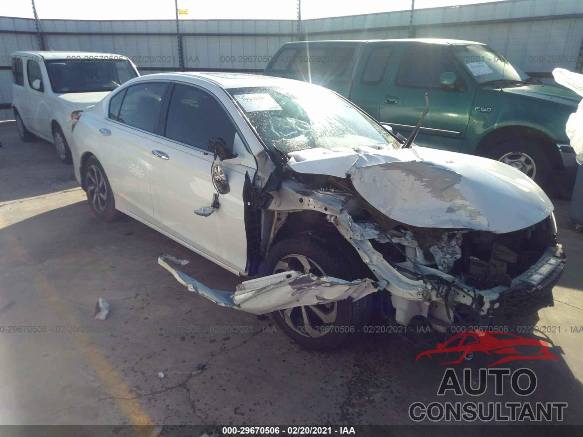 HONDA ACCORD SEDAN 2016 - 1HGCR2F80GA000162