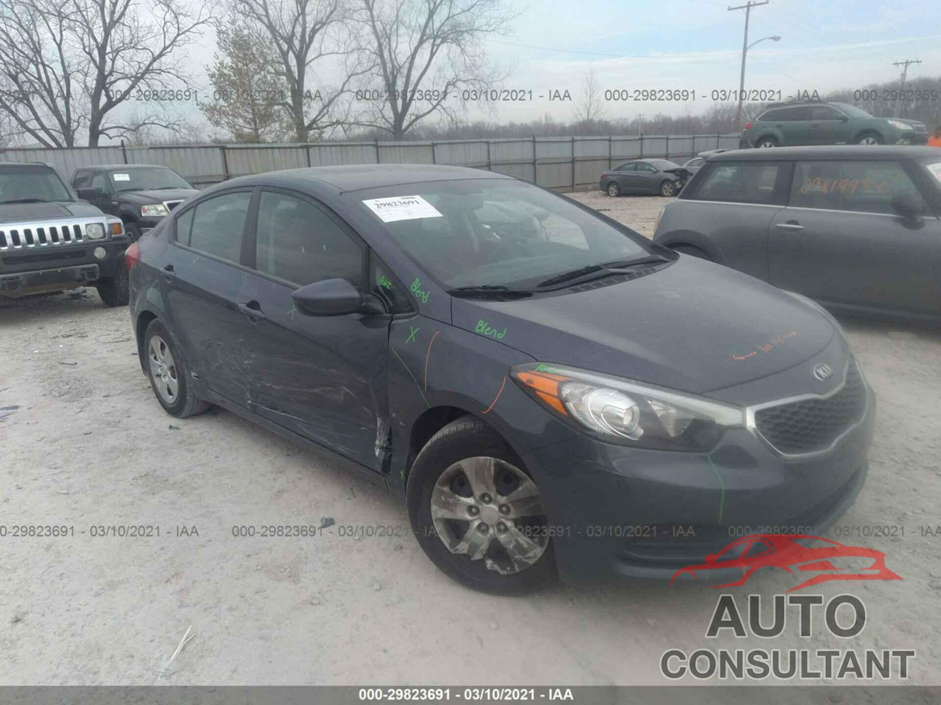 KIA FORTE 2016 - KNAFK4A60G5569715