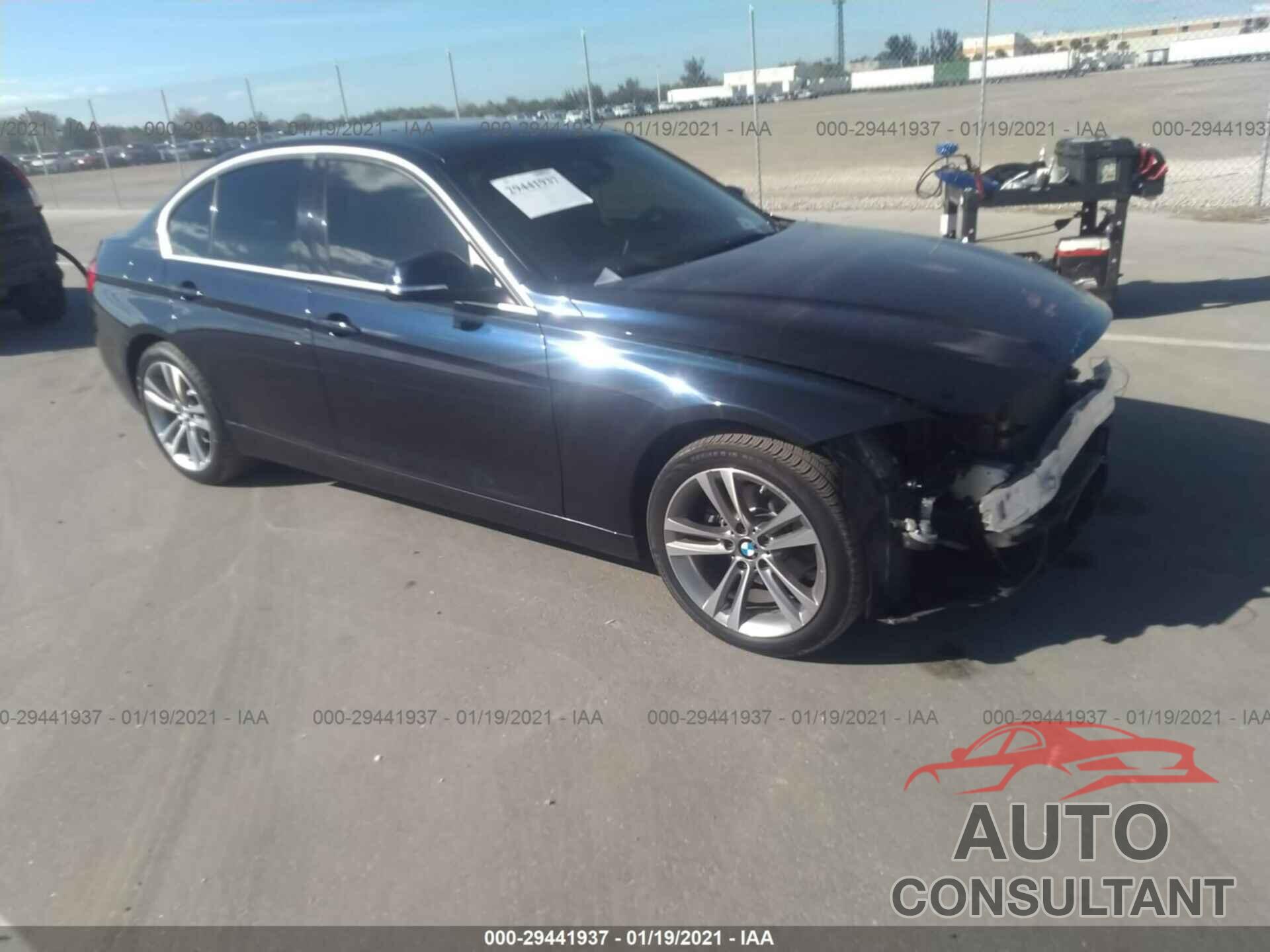 BMW 3 SERIES 2017 - WBA8B9G57HNU49769
